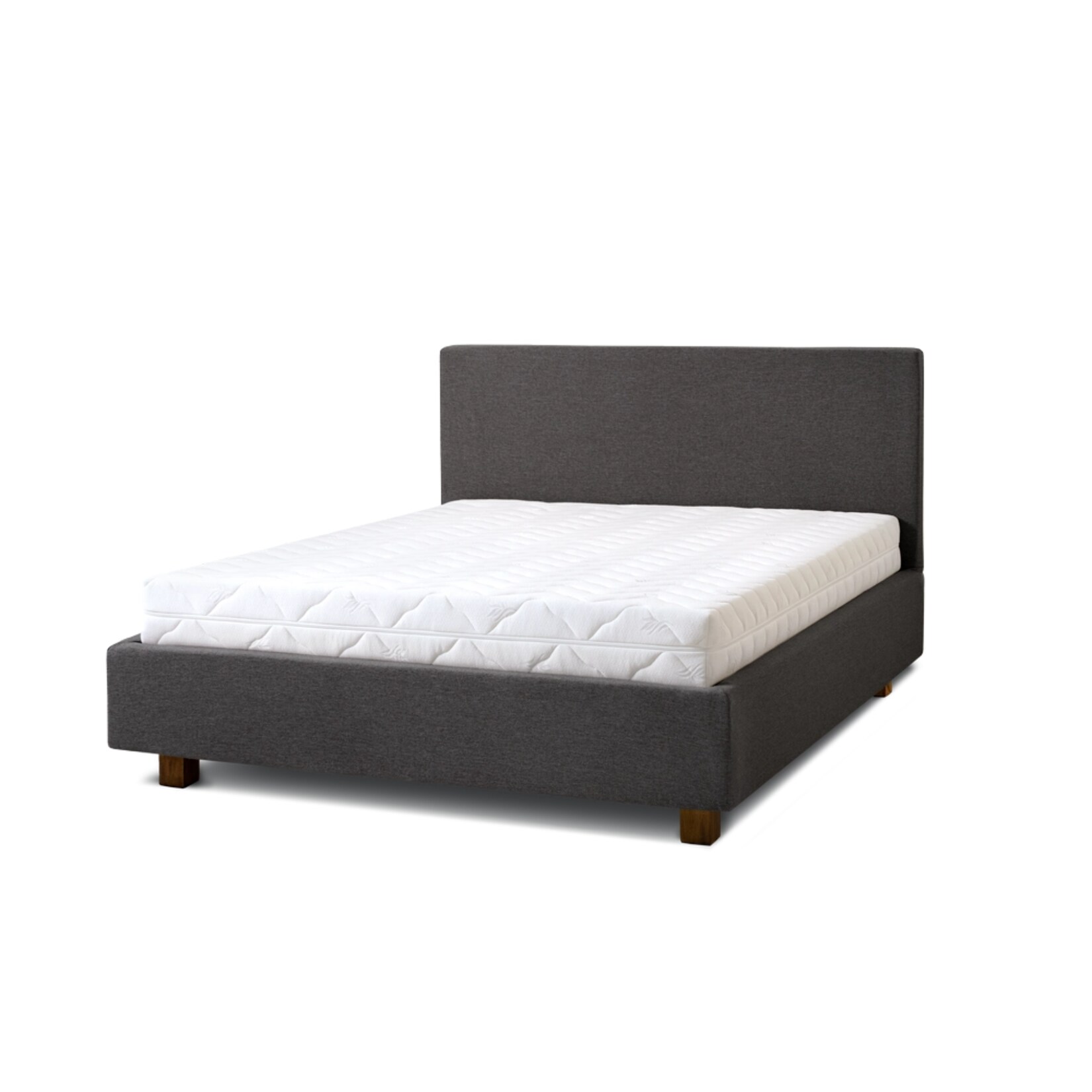 Letti Moderni Polsterbett Puro 180x200 in Siena Dark Gray
