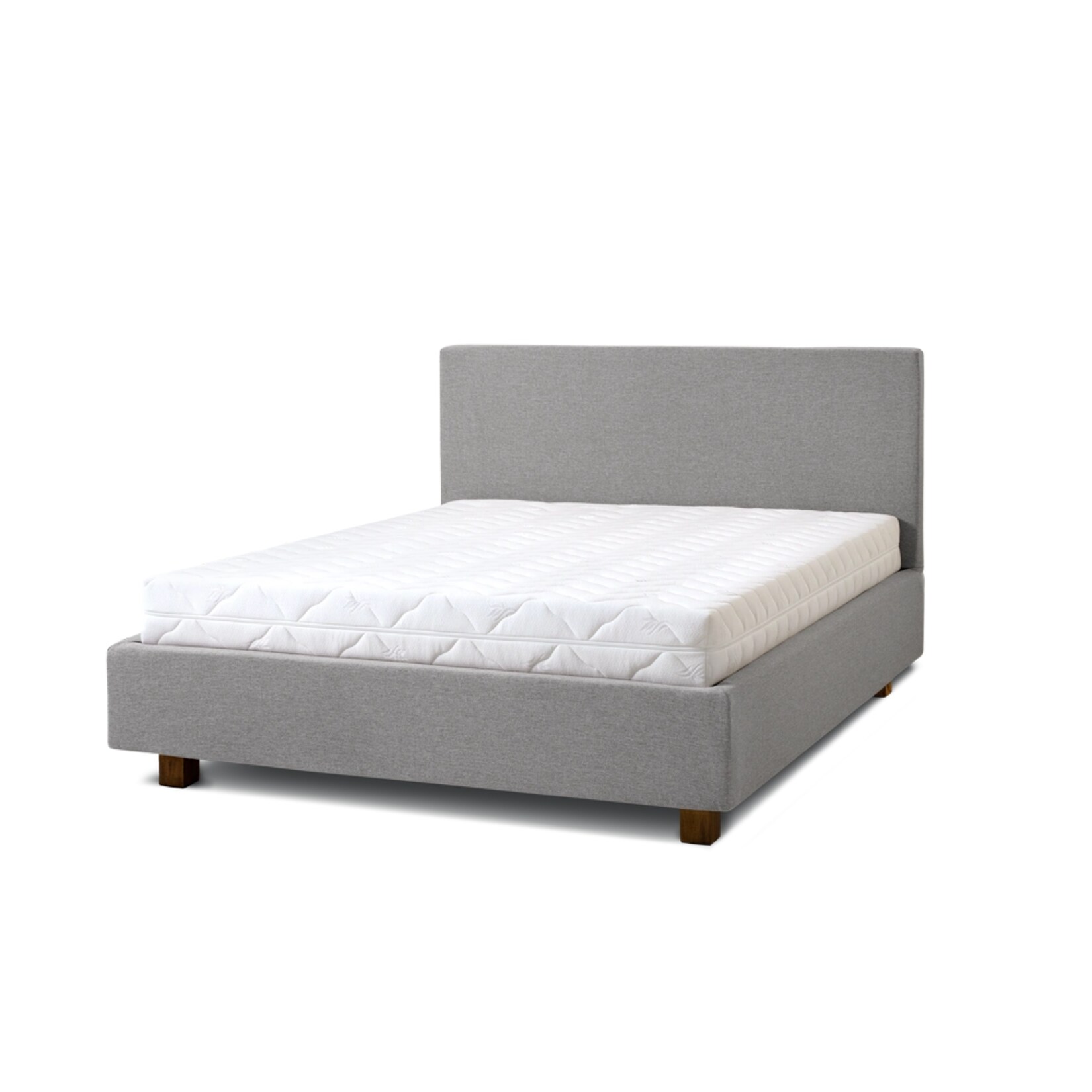 Letti Moderni Polsterbett Puro 180x200 in Siena Gray