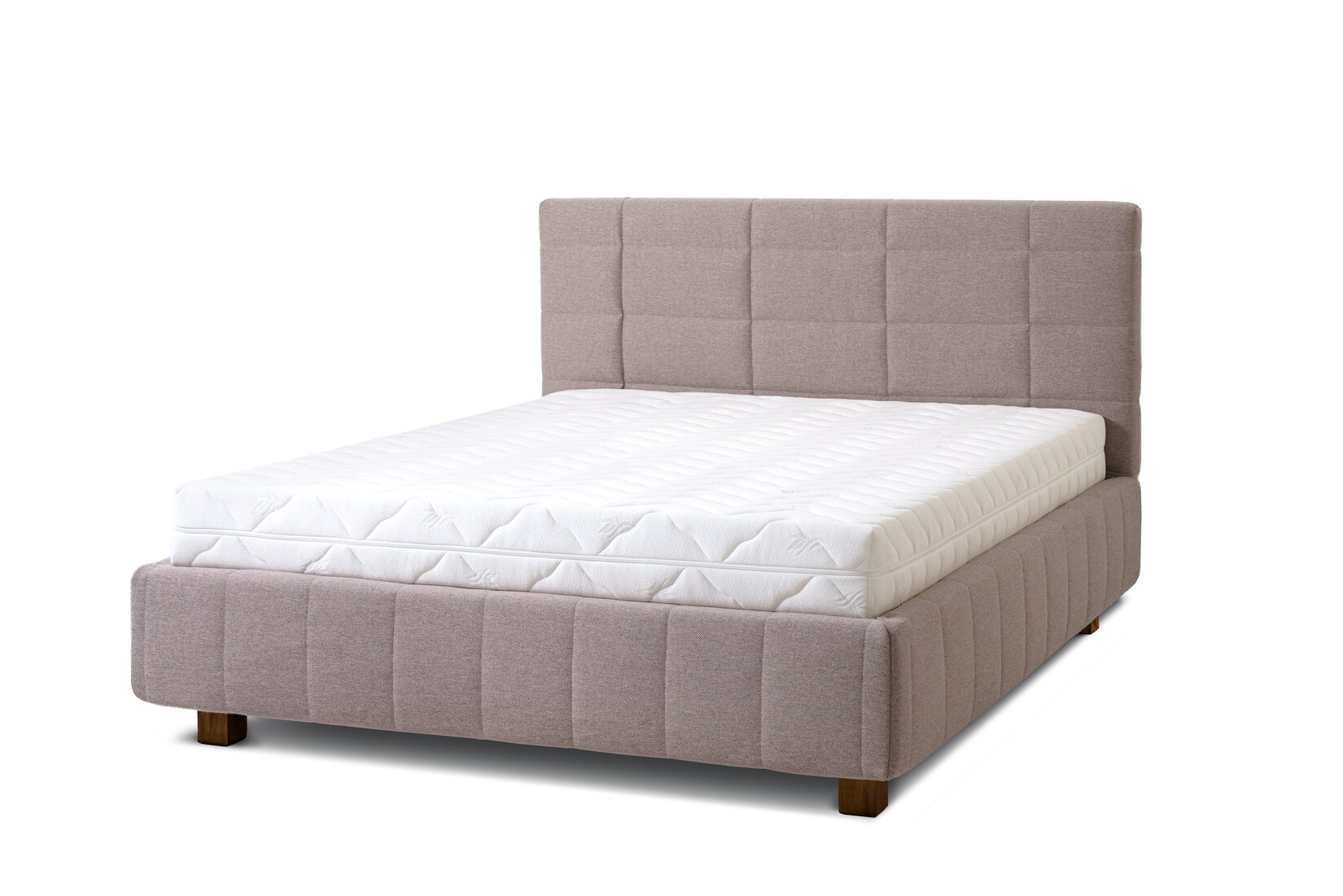 Letti Moderni Polsterbett Reta 160x200 in Siena Dark Beige