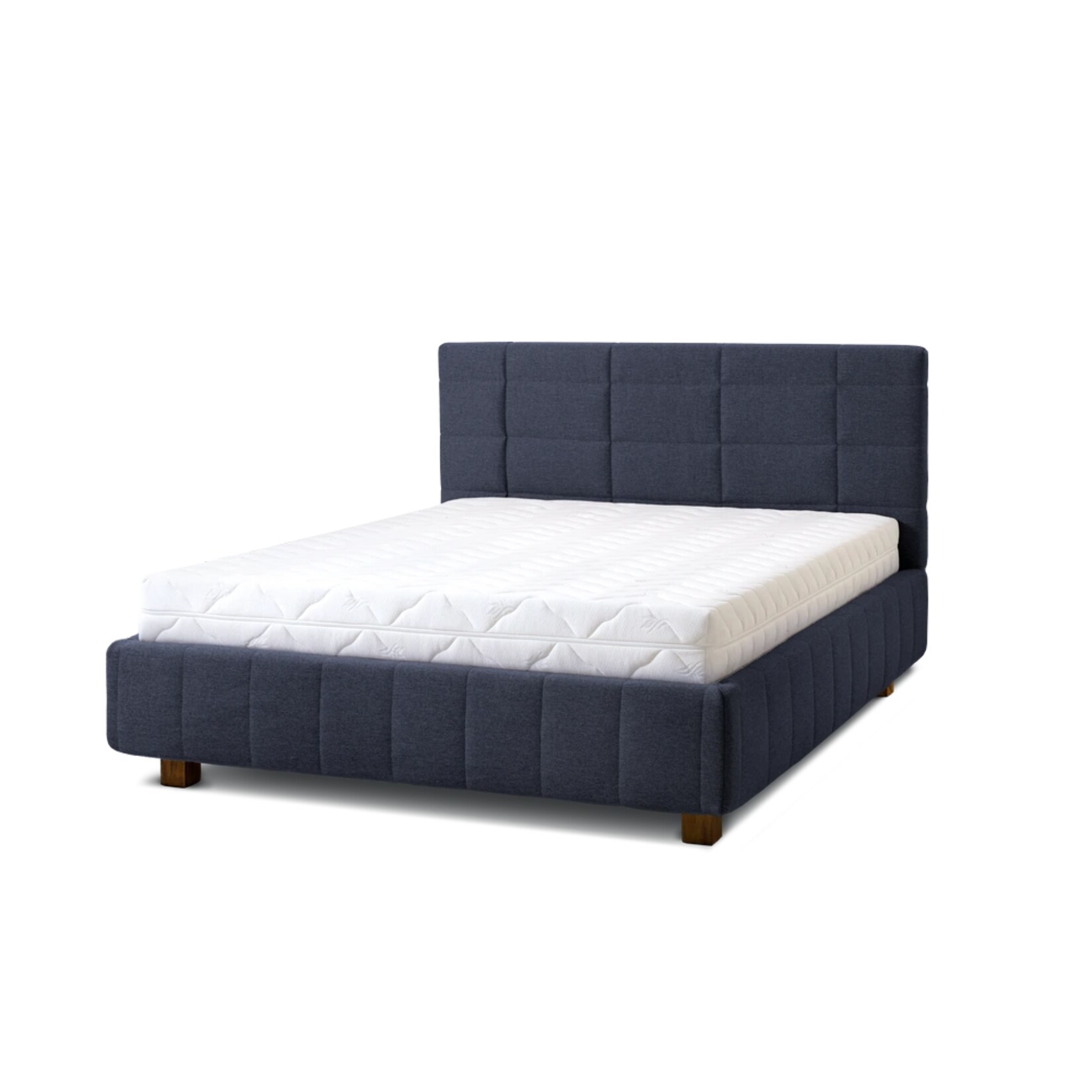 Letti Moderni Polsterbett Reta 180x200 in Siena Dark Blue