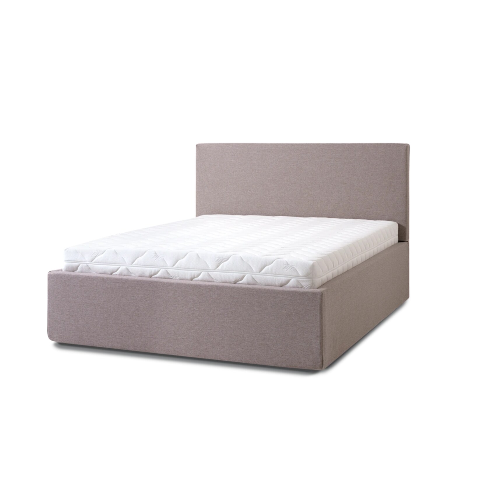 Letti Moderni Polsterbett Puro Grande 180x200 in Siena Dark Beige