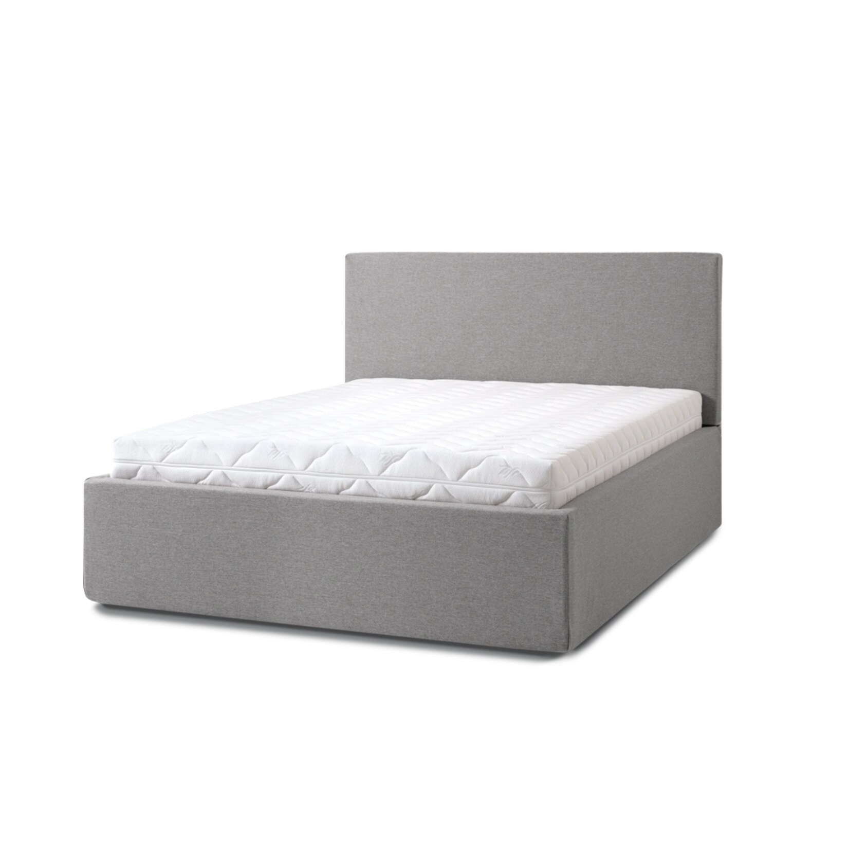 Letti Moderni Polsterbett Puro Grande 160x200 in Siena Gray