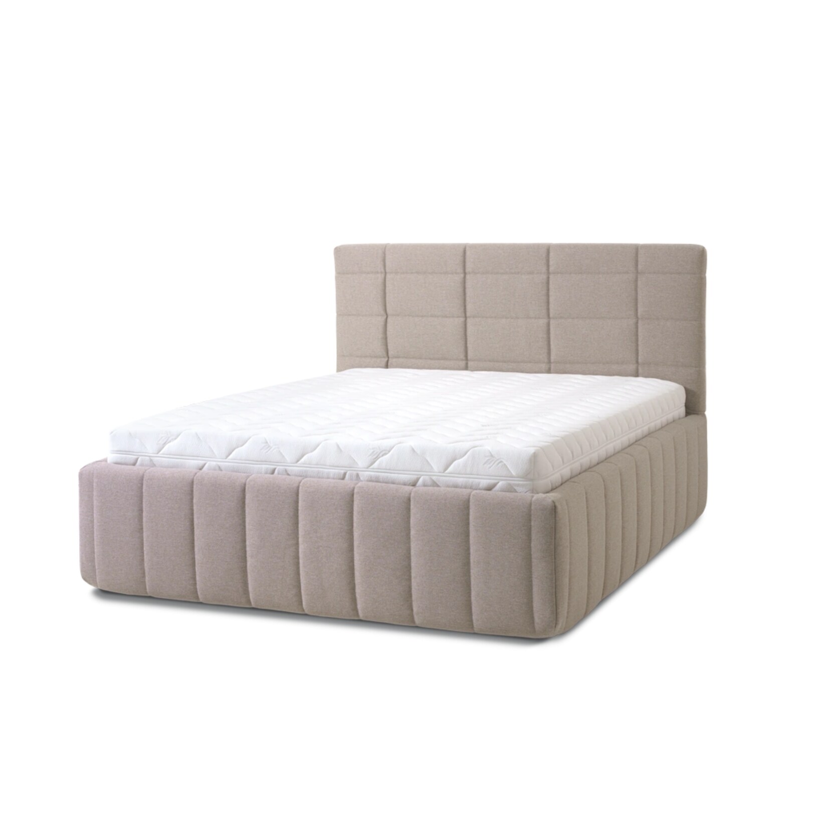 Letti Moderni Polsterbett Reta Grande 180x200 in Siena Beige