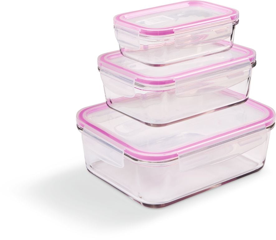 Kitchen Club Glasdosen 3er Set - Pink - Bild 1