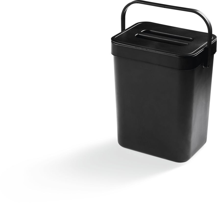 Gem&uuml;seabfallbeh&auml;lter schwarz - Bild 1