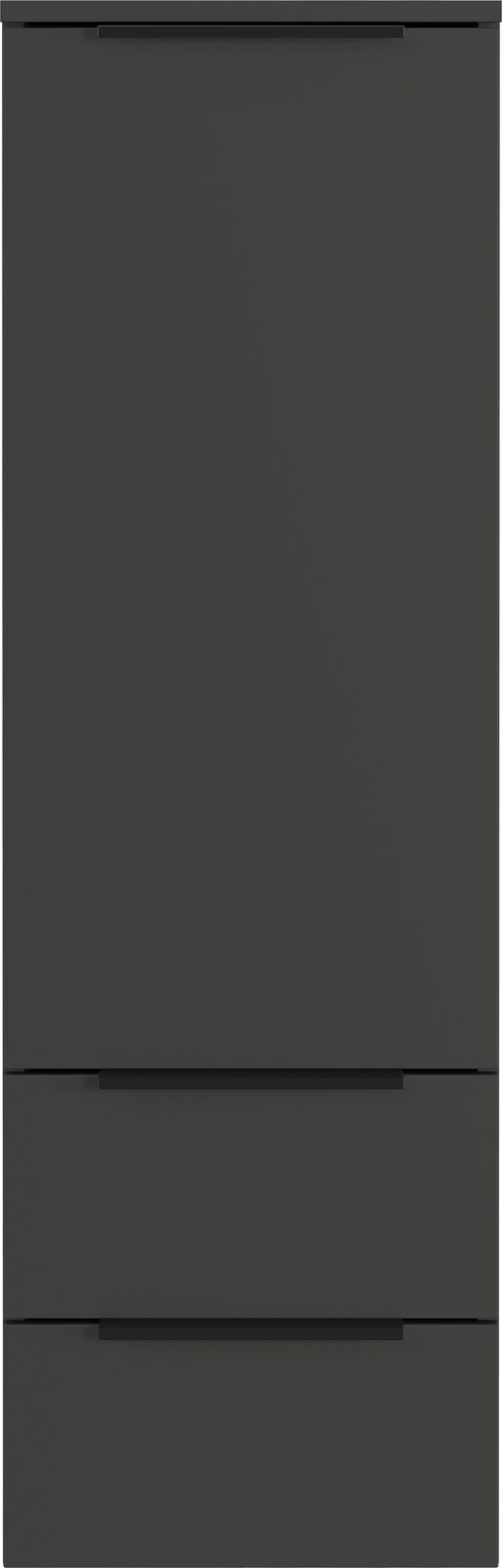 Germania Mediumschrank 0264-547 GW-Crandon, in Graphit, hängende Montage, 36 x 111 x 34 cm (BxHxT)