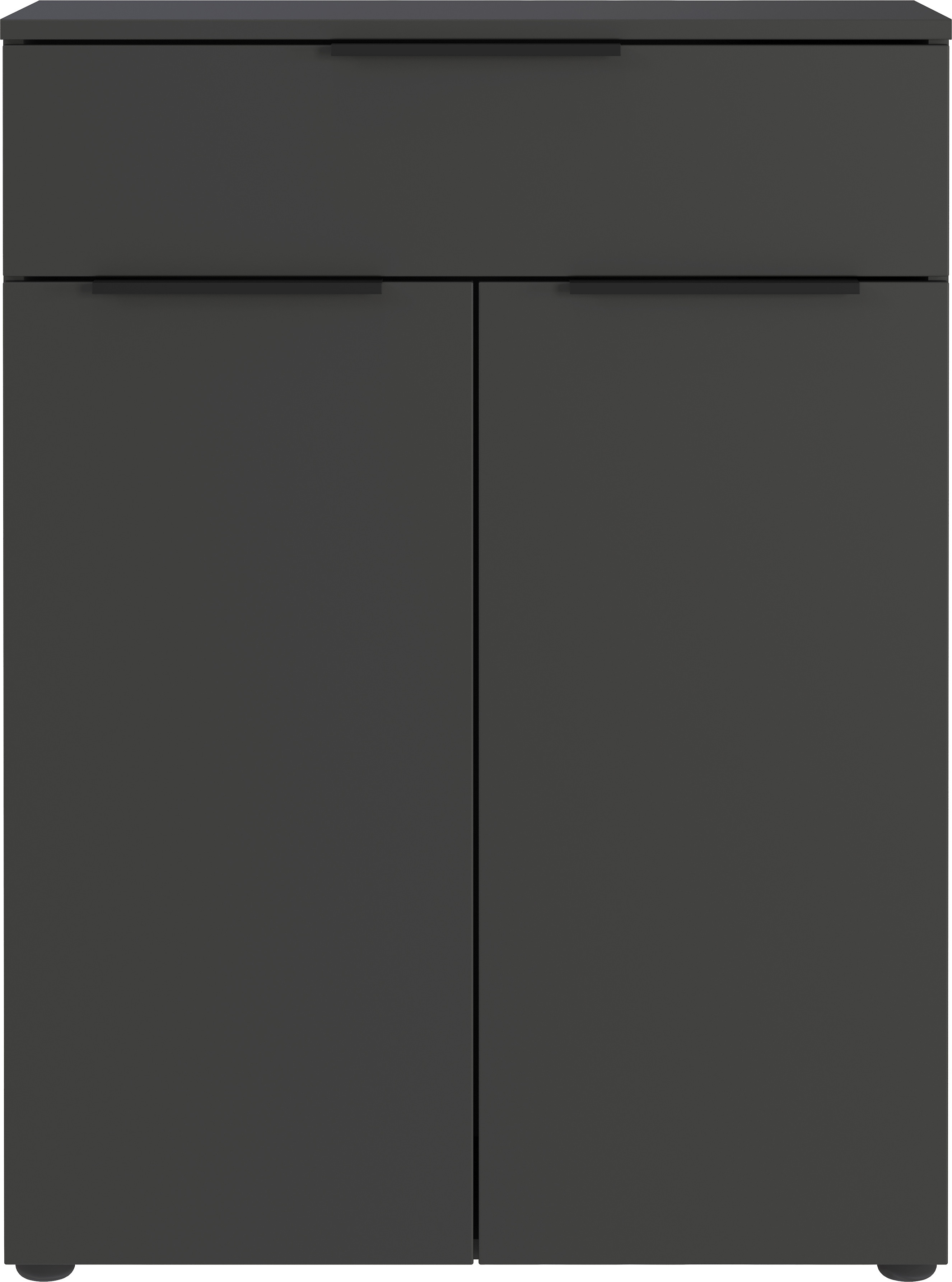 Germania Kommode 0283-547 GW-Crandon, in Graphit, stehende oder h&auml;ngende Montage, 71 x 95 x 34 cm (BxHxT) - Bild 1