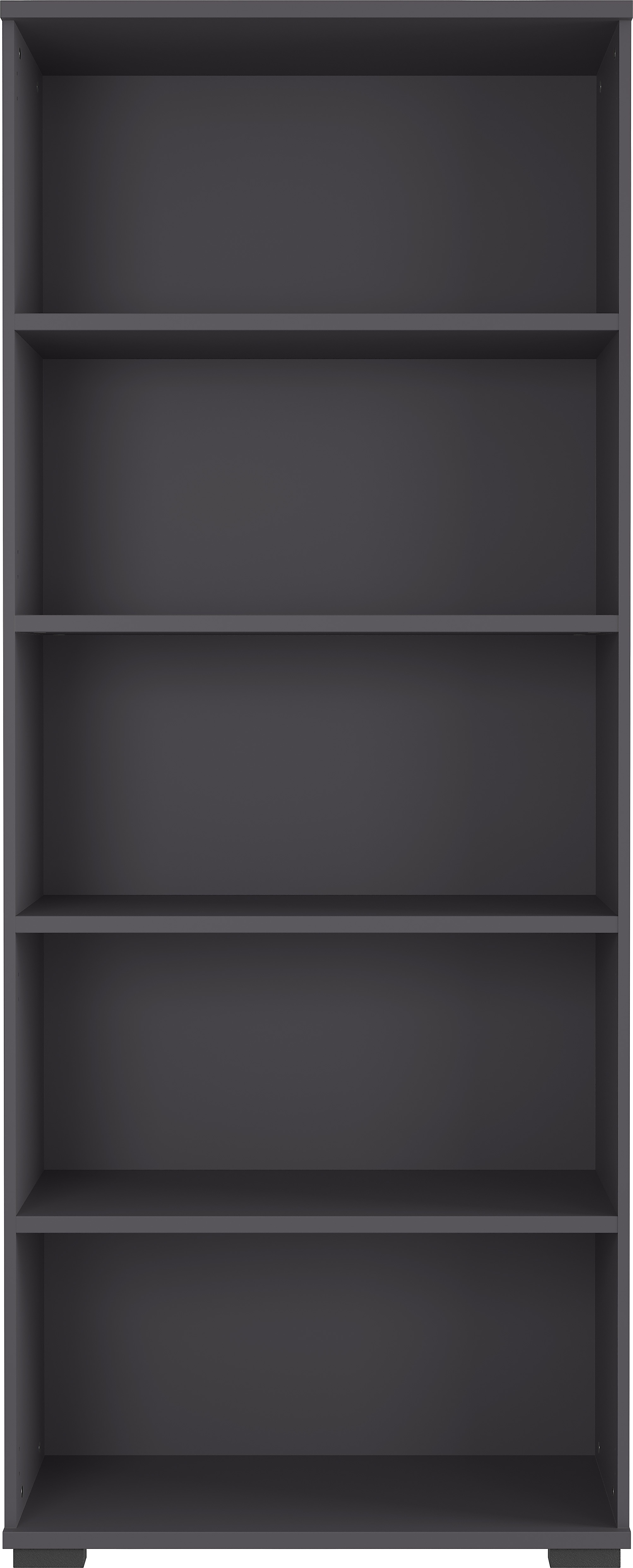 Germania Aktenregal 4248-547 GW-Profi, in Graphit, melaminharzbeschichtet, 80 x 200 x 40 cm (BxHxT)