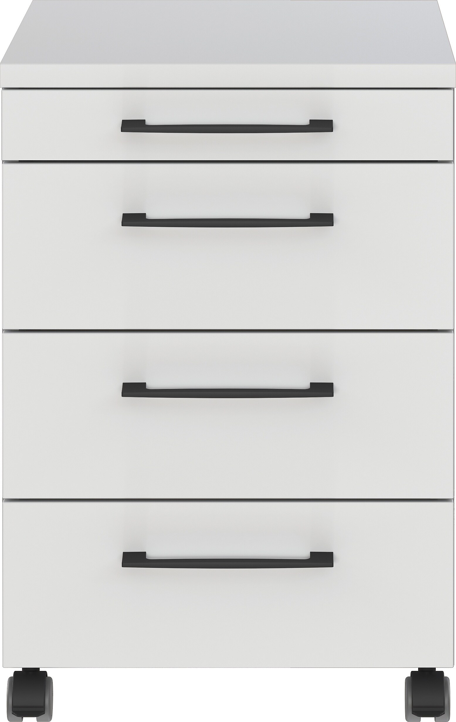 Germania Rollcontainer 4251-69 GW-Profi, in Lichtgrau, mit Utensilienfach, 42 x 61 x 49 cm (BxHxT) - Bild 1