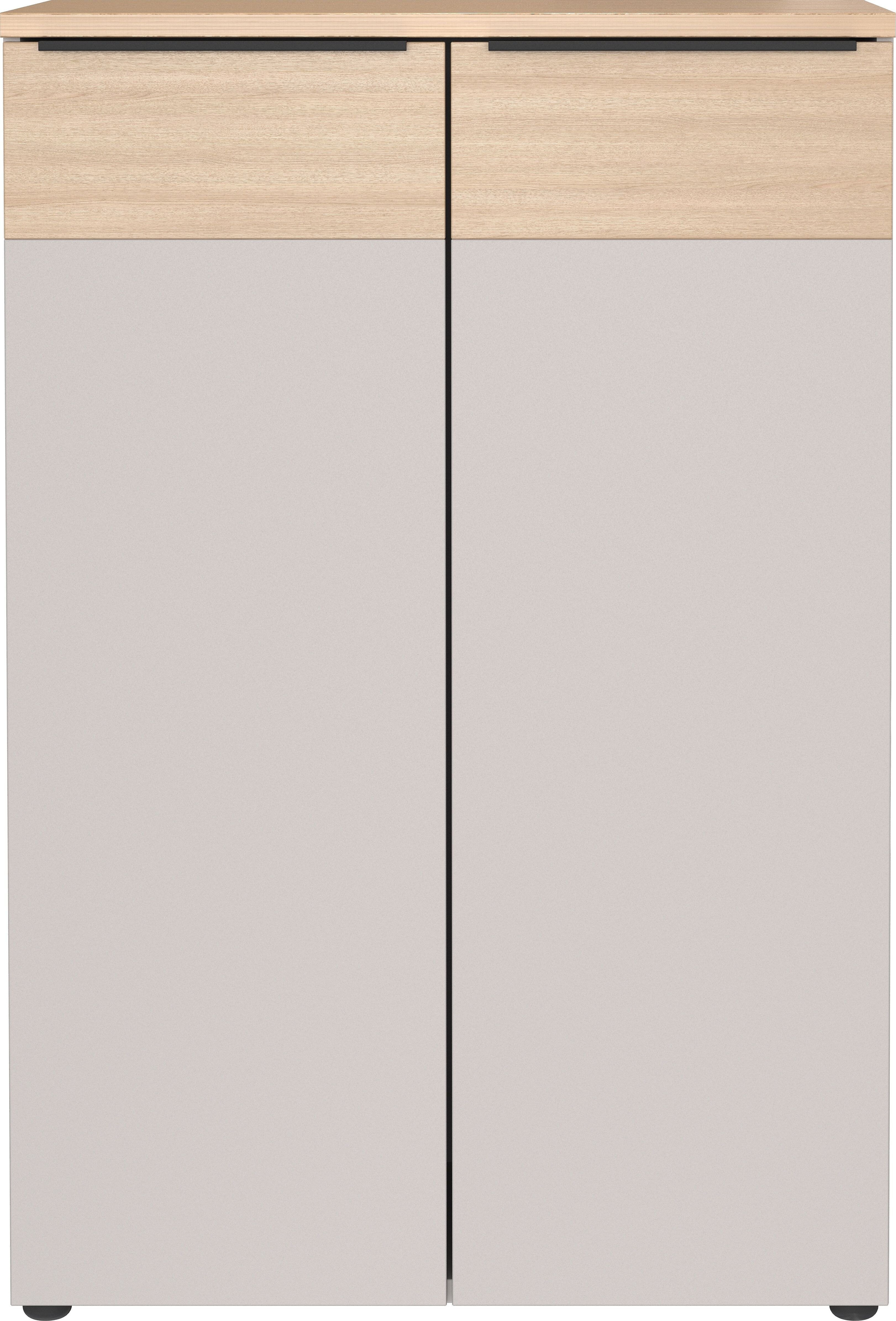 Germania Aktenschrank 4440-654 GW-Oviedo, in Kaschmir/Lindberg-Eiche-Nb., mit T&uuml;rd&auml;mpfung, 80 x 120 x 40 cm (BxHxT) - Bild 1