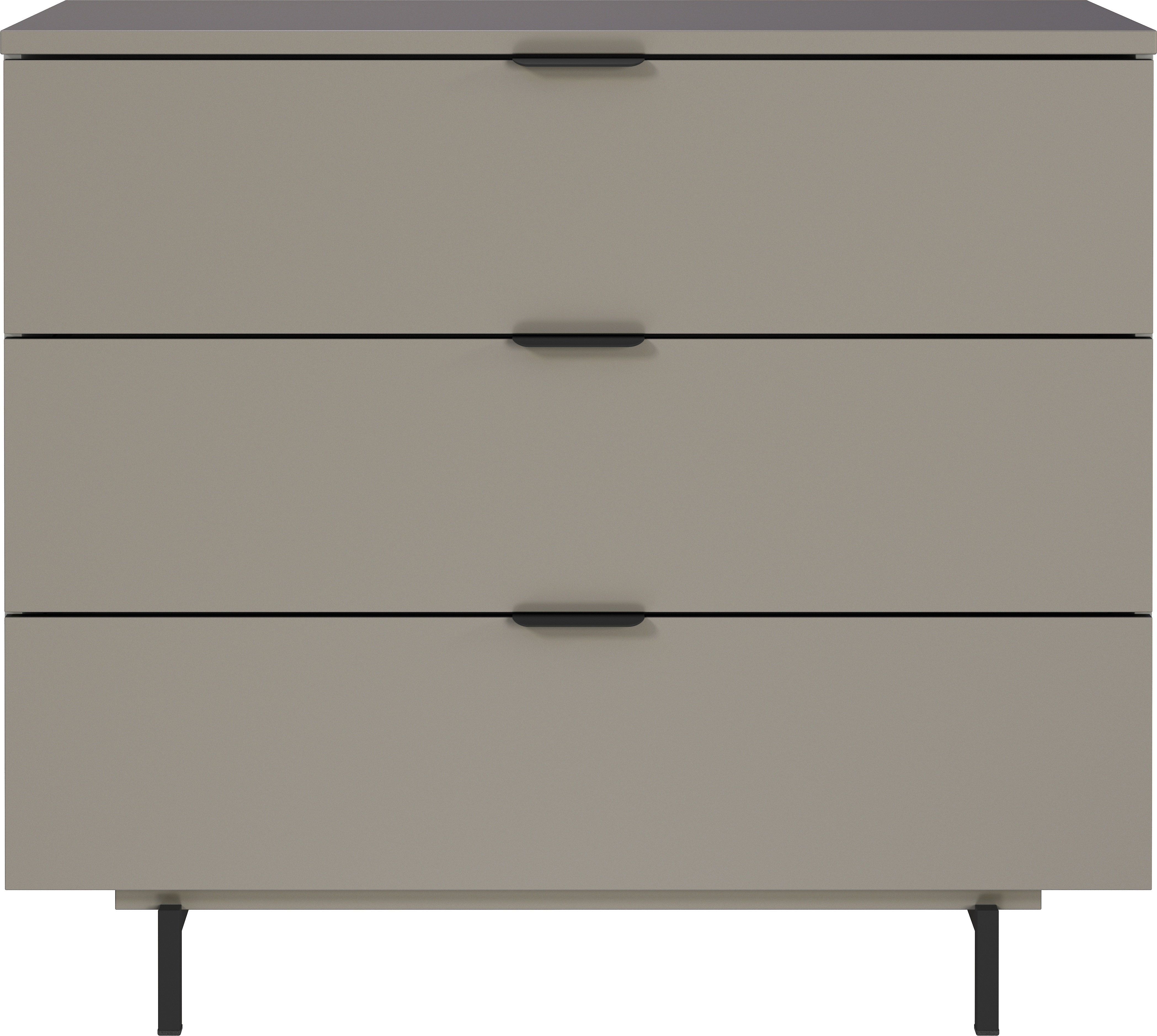 Germania Kommode 7030-186 GW-Tomino, in Steingrau, ged&auml;mpfte Schubk&auml;sten mit self-soft-close, GS-zertifiziert, 105 x 92 x 54 cm (BxHxT) - Bild 1