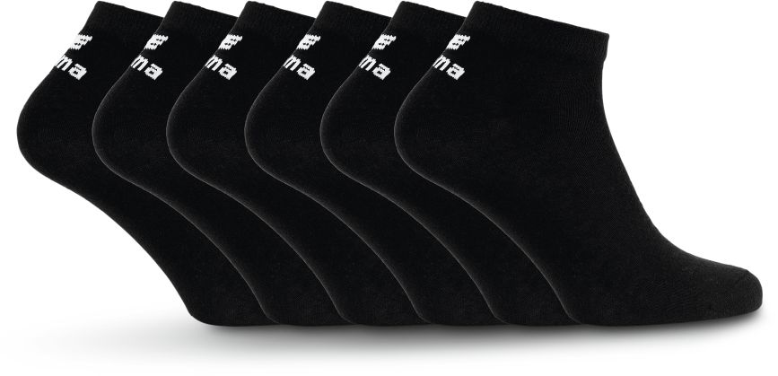 Erima Sneakersocken 6er Pack black 43/46 - Bild 1