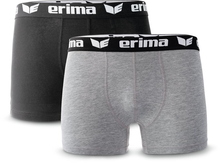 Erima Boxershorts 2er Pack black/gray Gr. XL - Bild 1