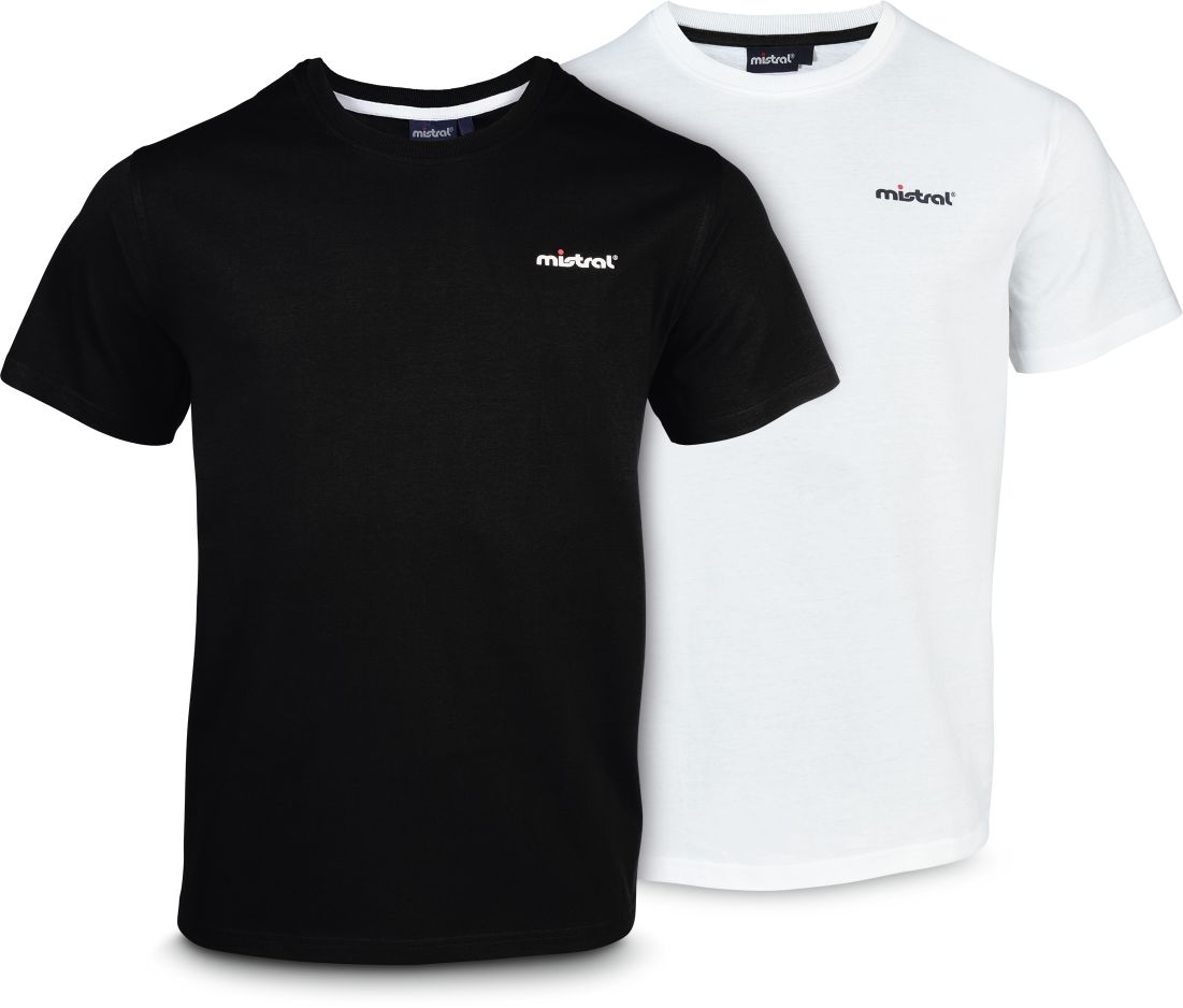 Mistral Herren T-Shirt 2er Pack Schwarz/Wei&szlig; Gr. M - Bild 1