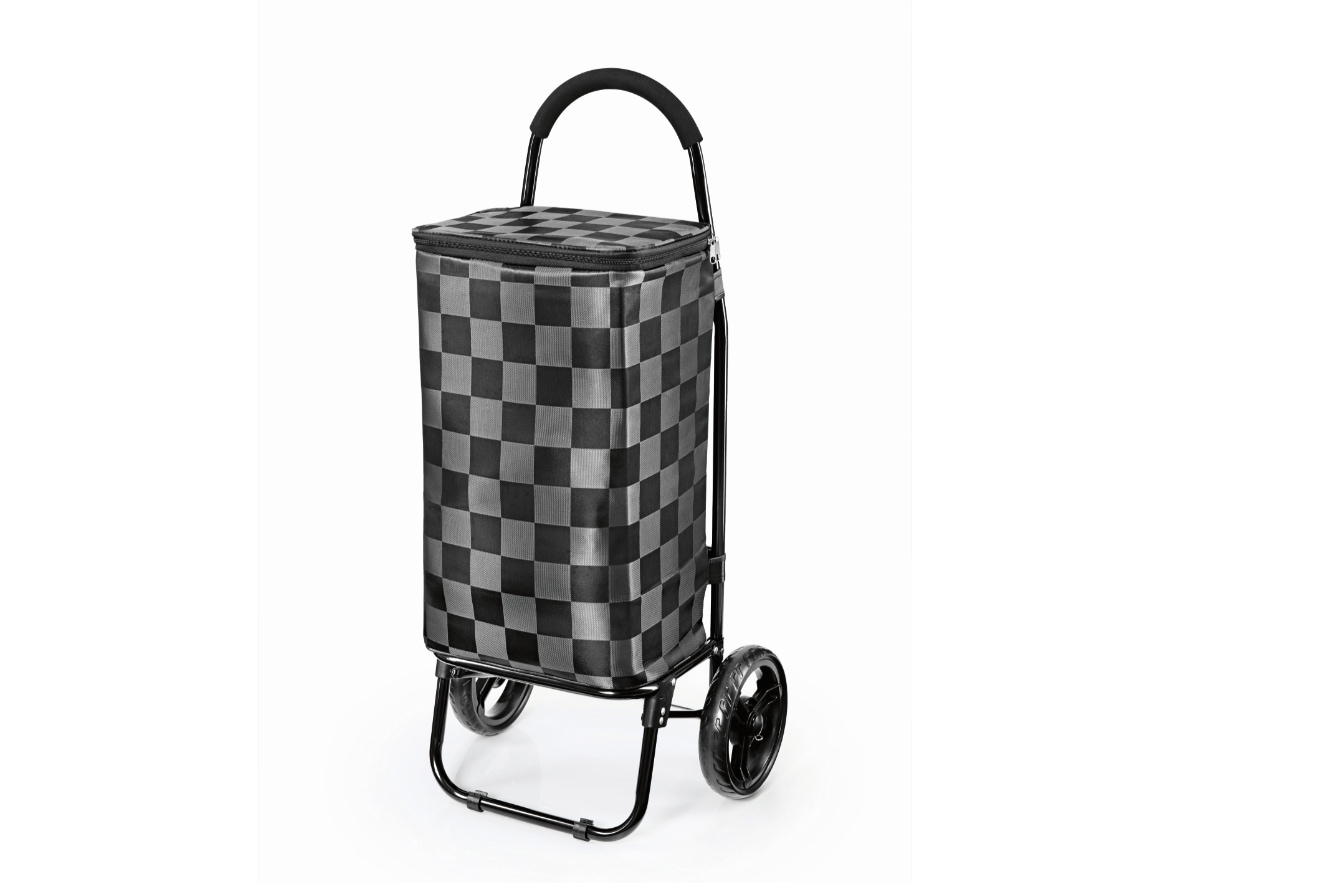 EASYmaxx Einkaufstrolley 50l schwarz/grau faltbar - Bild 1