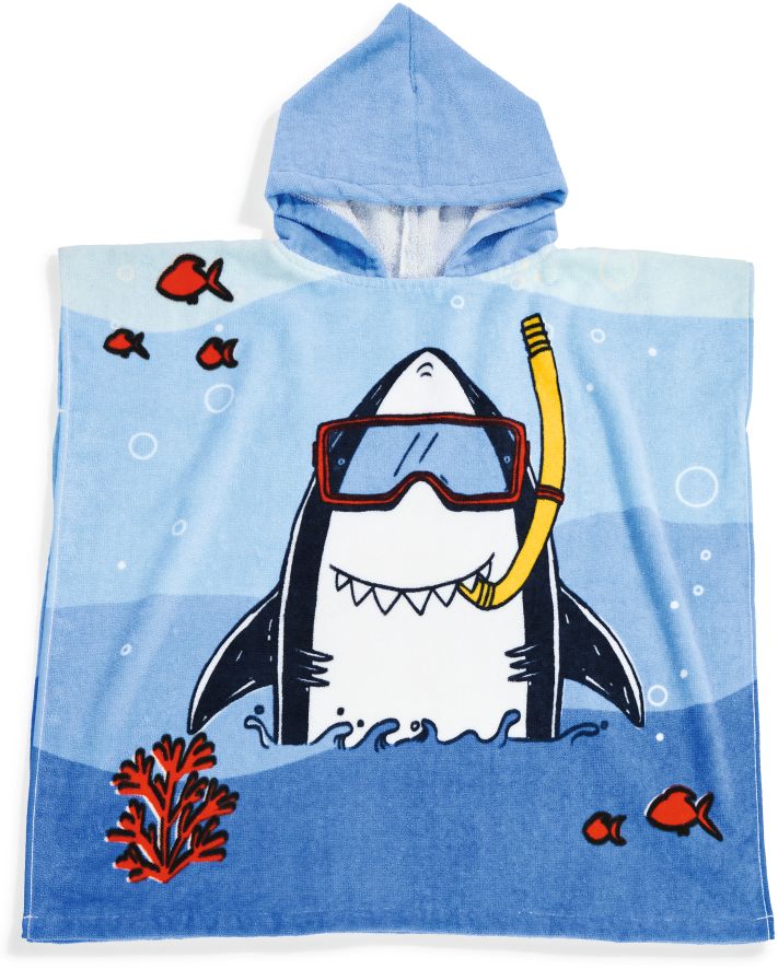 Kinder Badeponcho Hai - Bild 1
