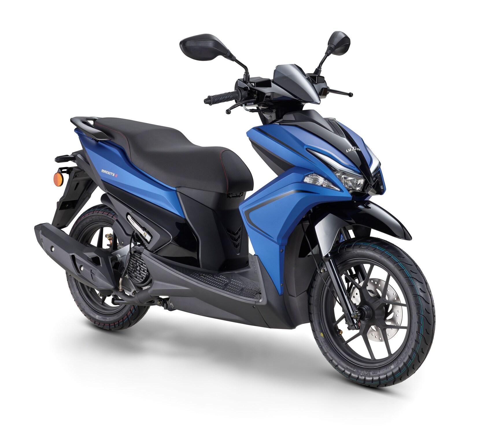 LuXXon Motorroller MaXXity 2 125, E5+, blau, 125 ccm, 85 km/h, Euro 5+, USB zum Laden externer Geräte (5V)