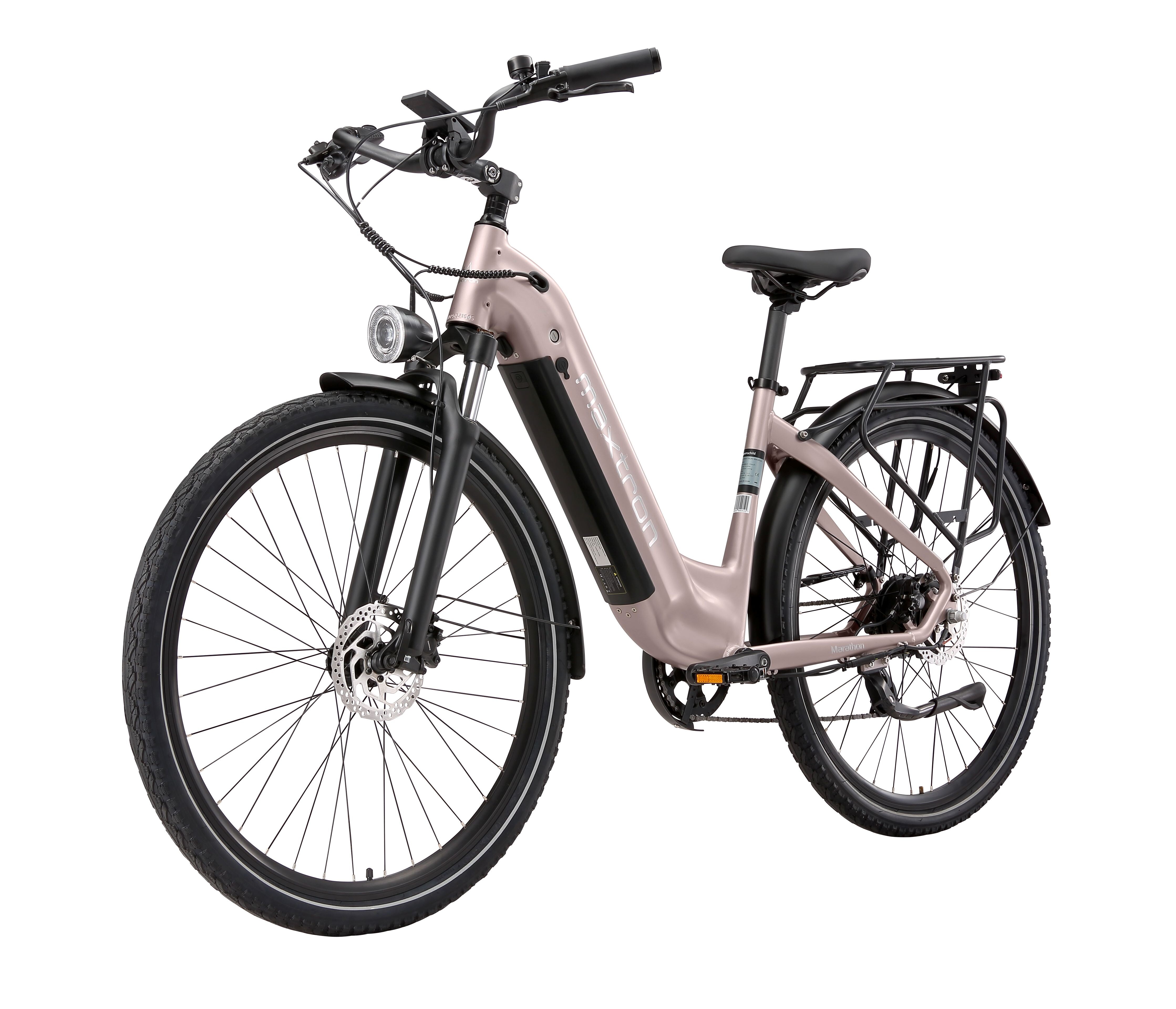Maxtron Marathon, Trekking E-Bike, unisex, 28" Zoll, gold - Bild 1