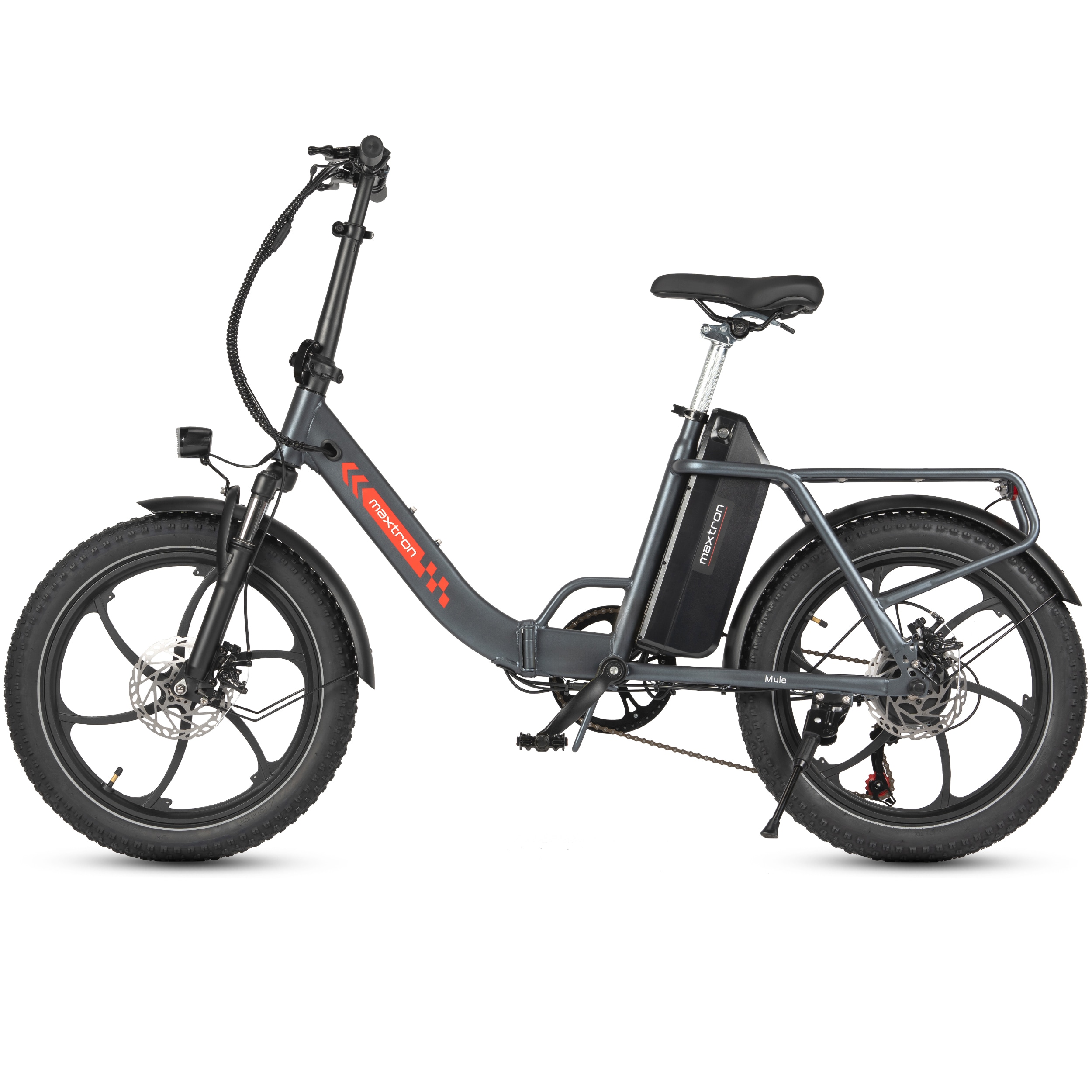 Maxtron Mule, Falt-E-Bike, All-Terrain E-Bike, 20" Zoll, grau - Bild 1