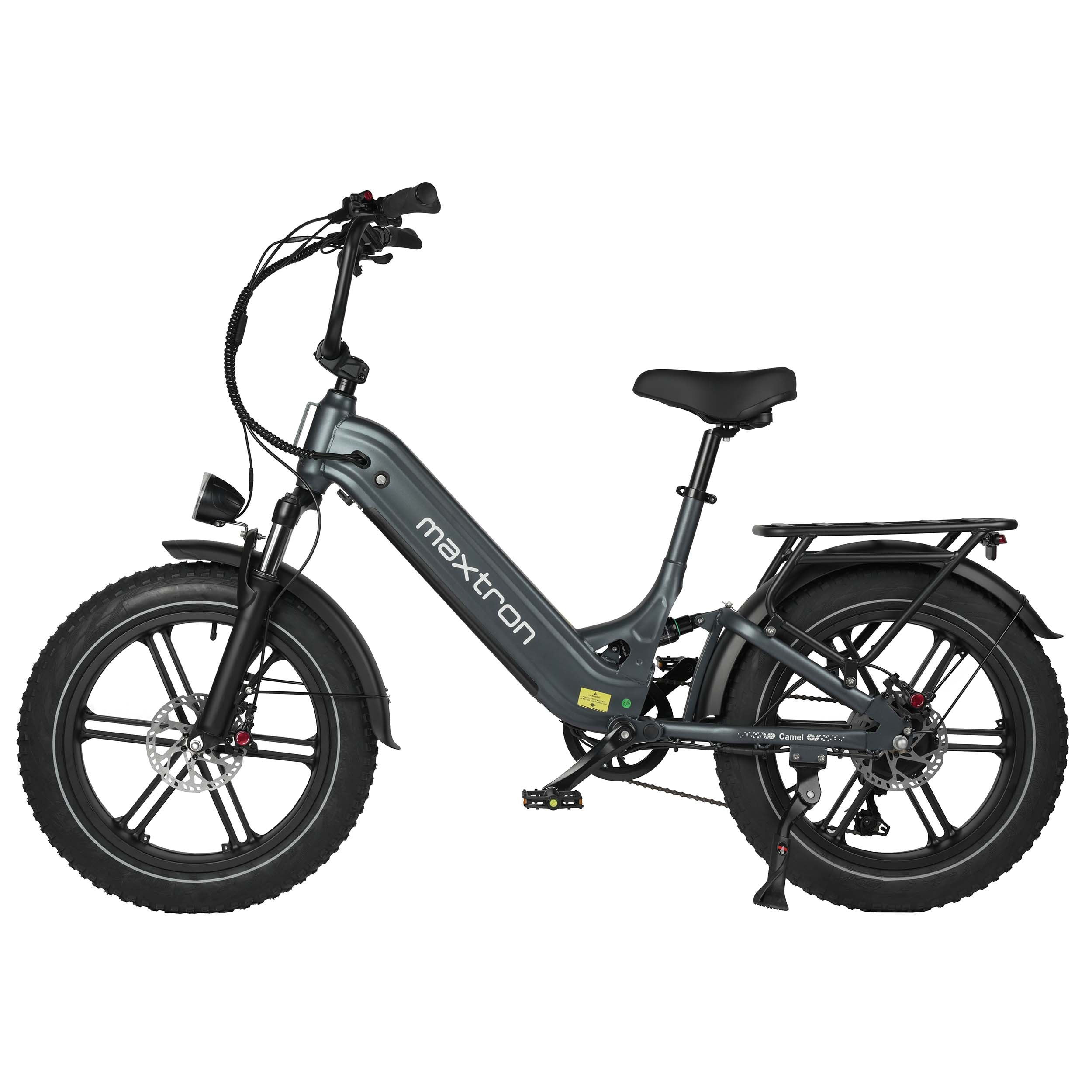 Maxtron Camel, Off-road E-Bike, Full-Power, 20" Zoll, dunkelgrau - Bild 1