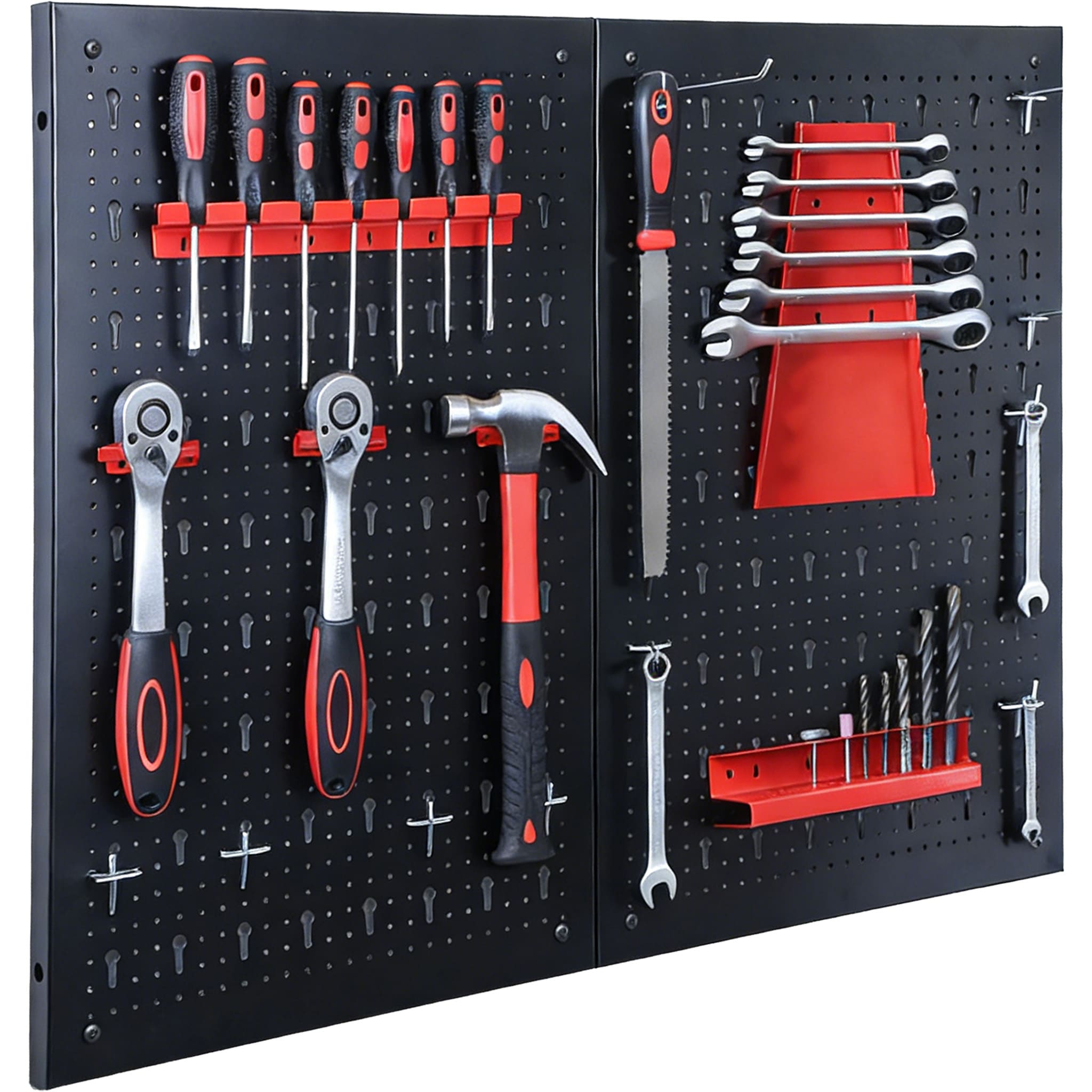 Floordirekt Werkzeugwand | Parker | Lochwand Set aus Metall mit Zubeh&ouml;r - Bild 1