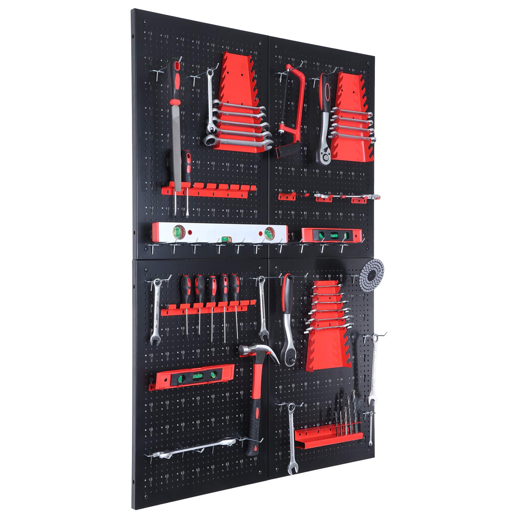 Floordirekt Werkzeugwand Parker Lochwand Set aus Metall mit Zubehör