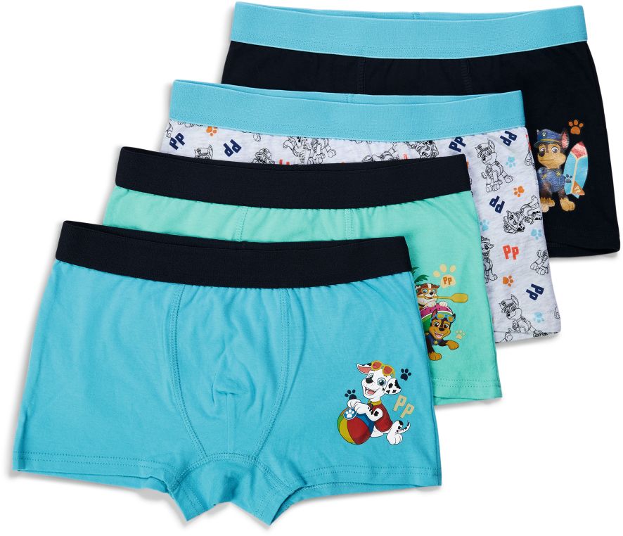 Kinder Boxershorts Paw Patrol Jungs - 4 ST, Gr. 98/104 - Bild 1