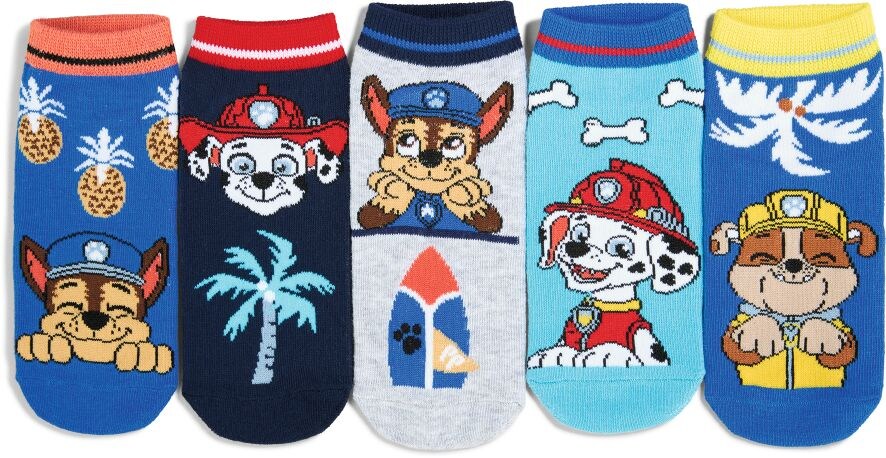 Kinder Sneaker Socken 5er Pack, Paw Patrol  Boys Size 27/30