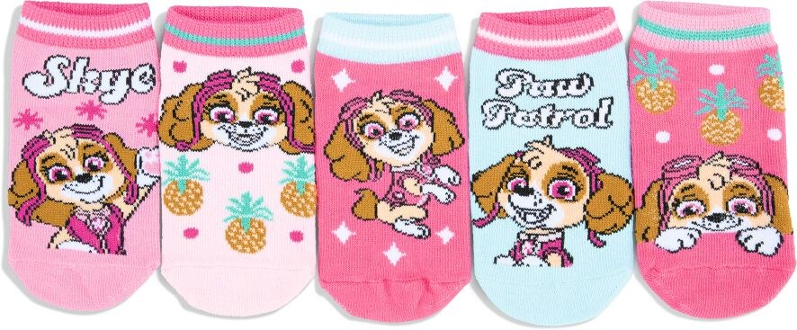Kinder Sneaker Socken 5er Pack, Paw Patrol Girls Size 27/30