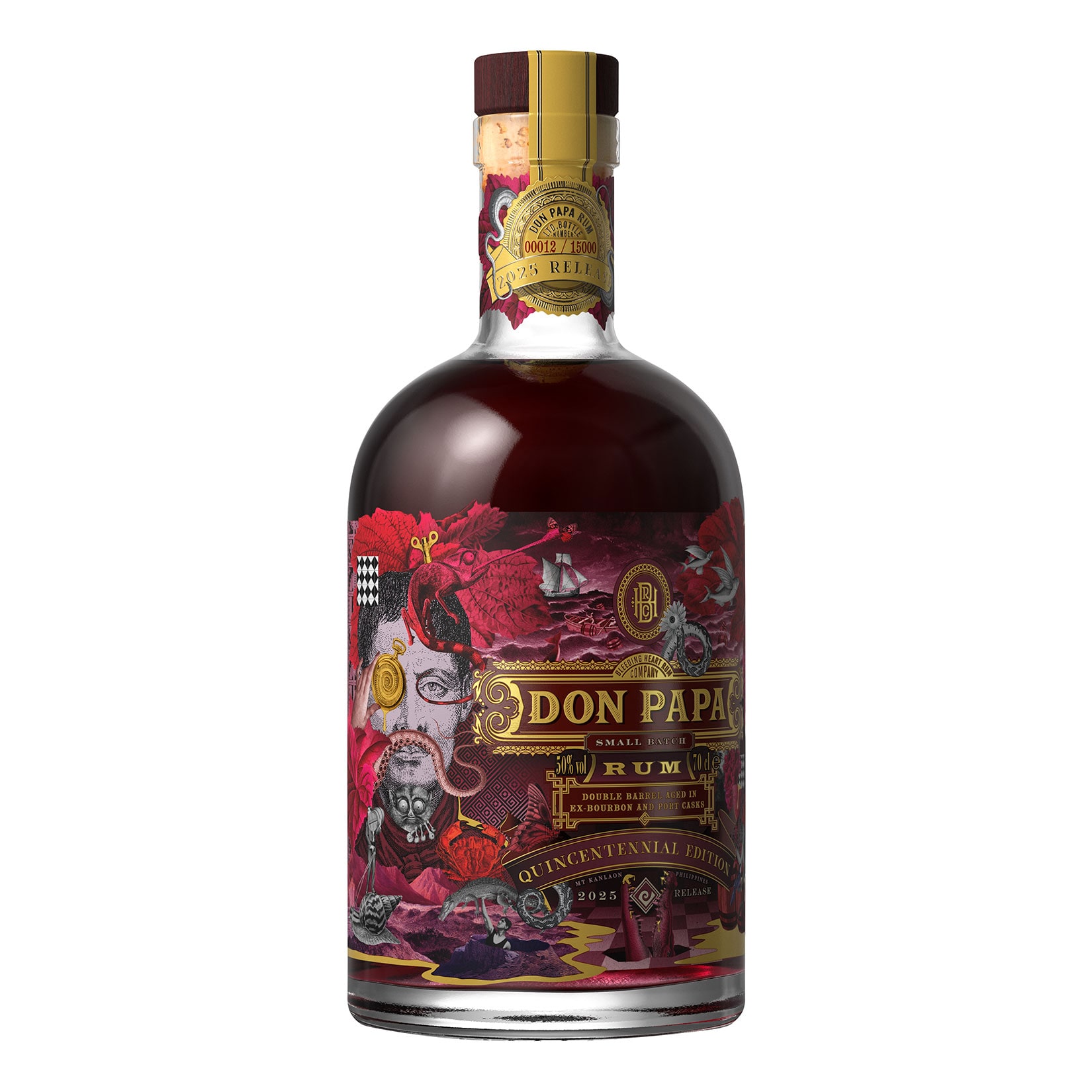 Don Papa Port Cask Quincentennial 50,0 % vol 0,7 Liter - Bild 1