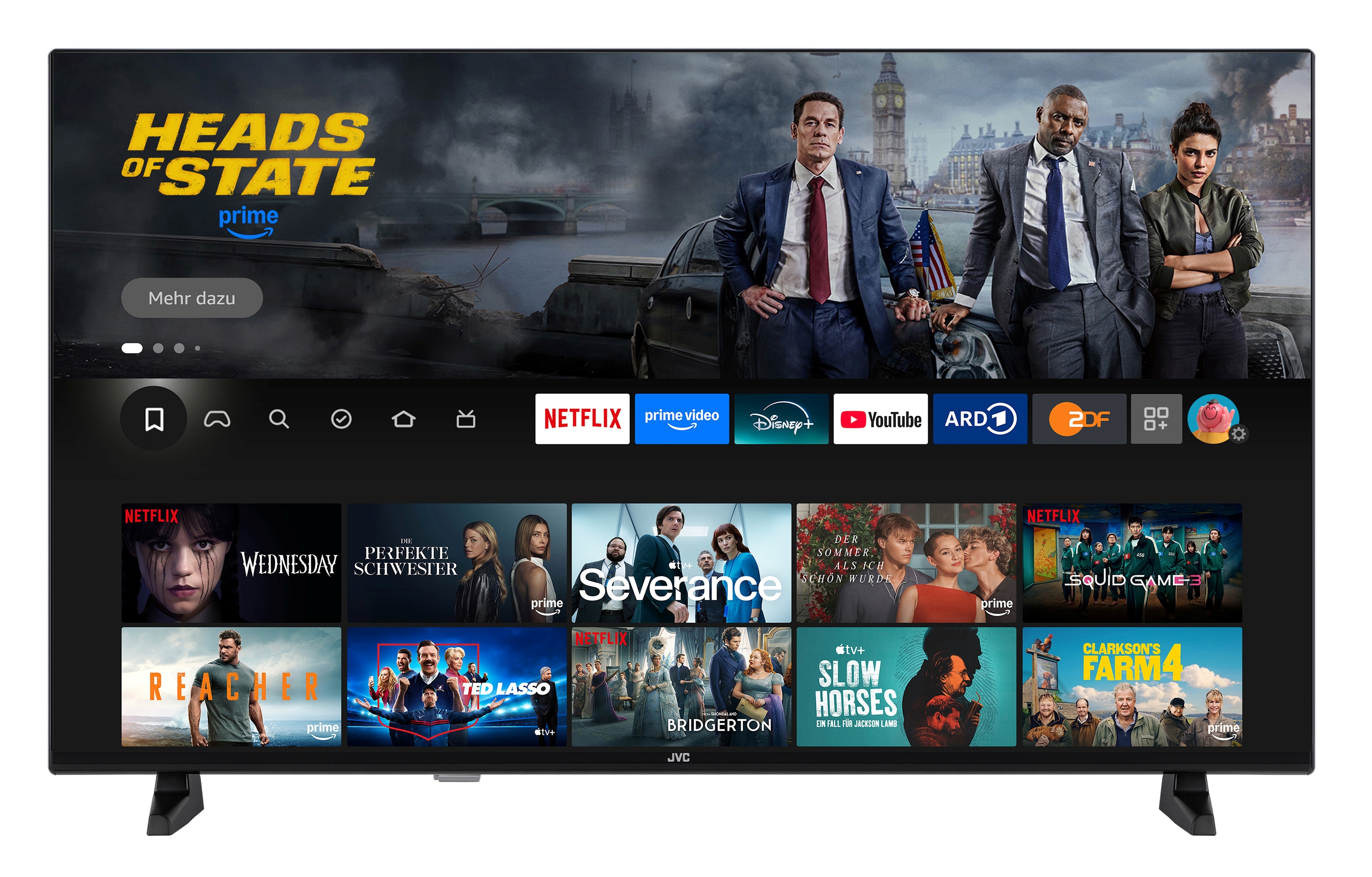 JVC LT-40VRF3555 Fernseher 40 Zoll Fire TV Full HD Smart TV HDR TV Alexa Triple-Tuner LED TV (2026) - Bild 1