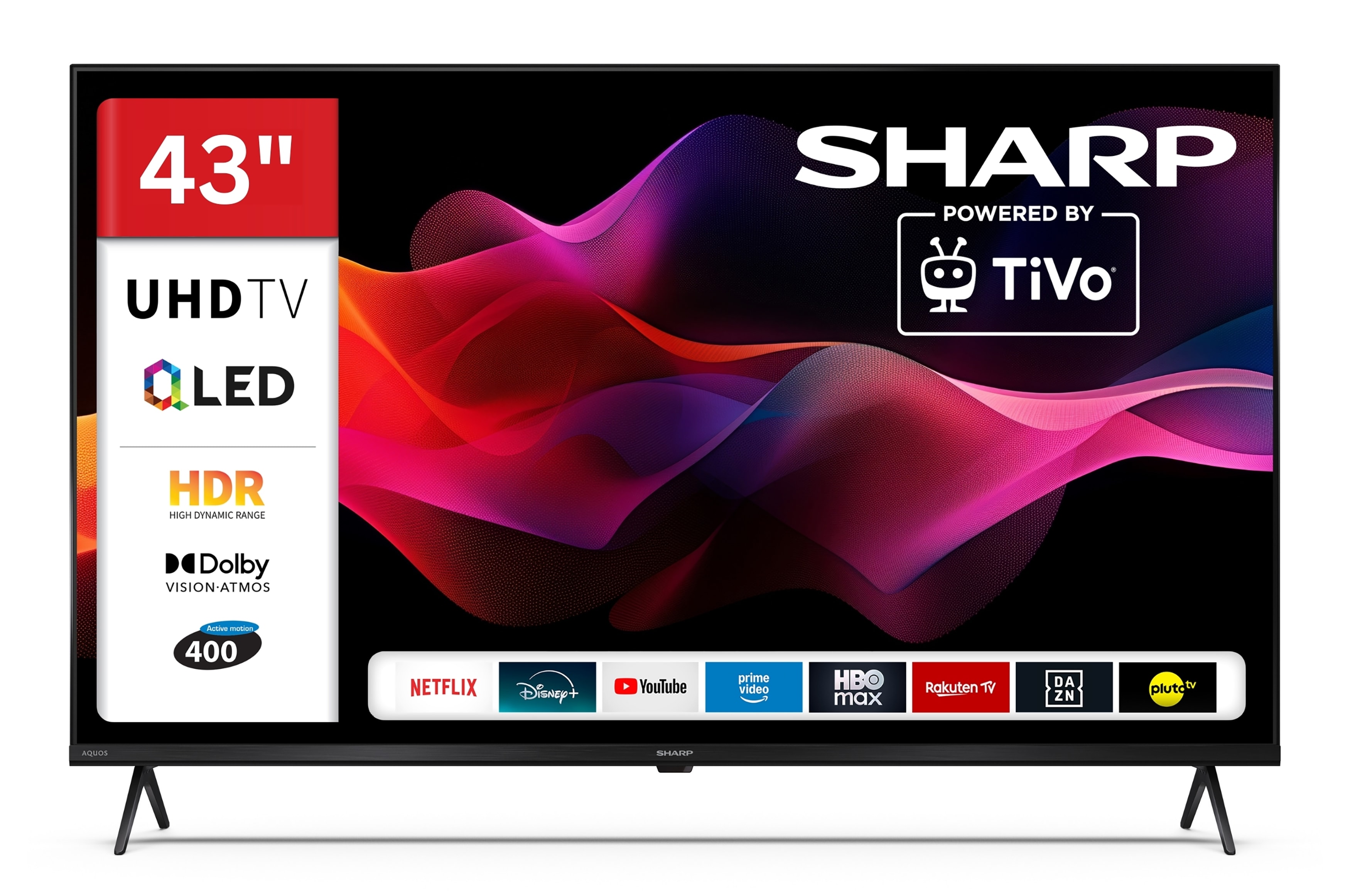 Sharp 43HM5745E QLED Fernseher 43 Zoll Smart TV by TiVo 4K UHD Fernseher mit HDR Dolby Vision (2026) - Bild 1