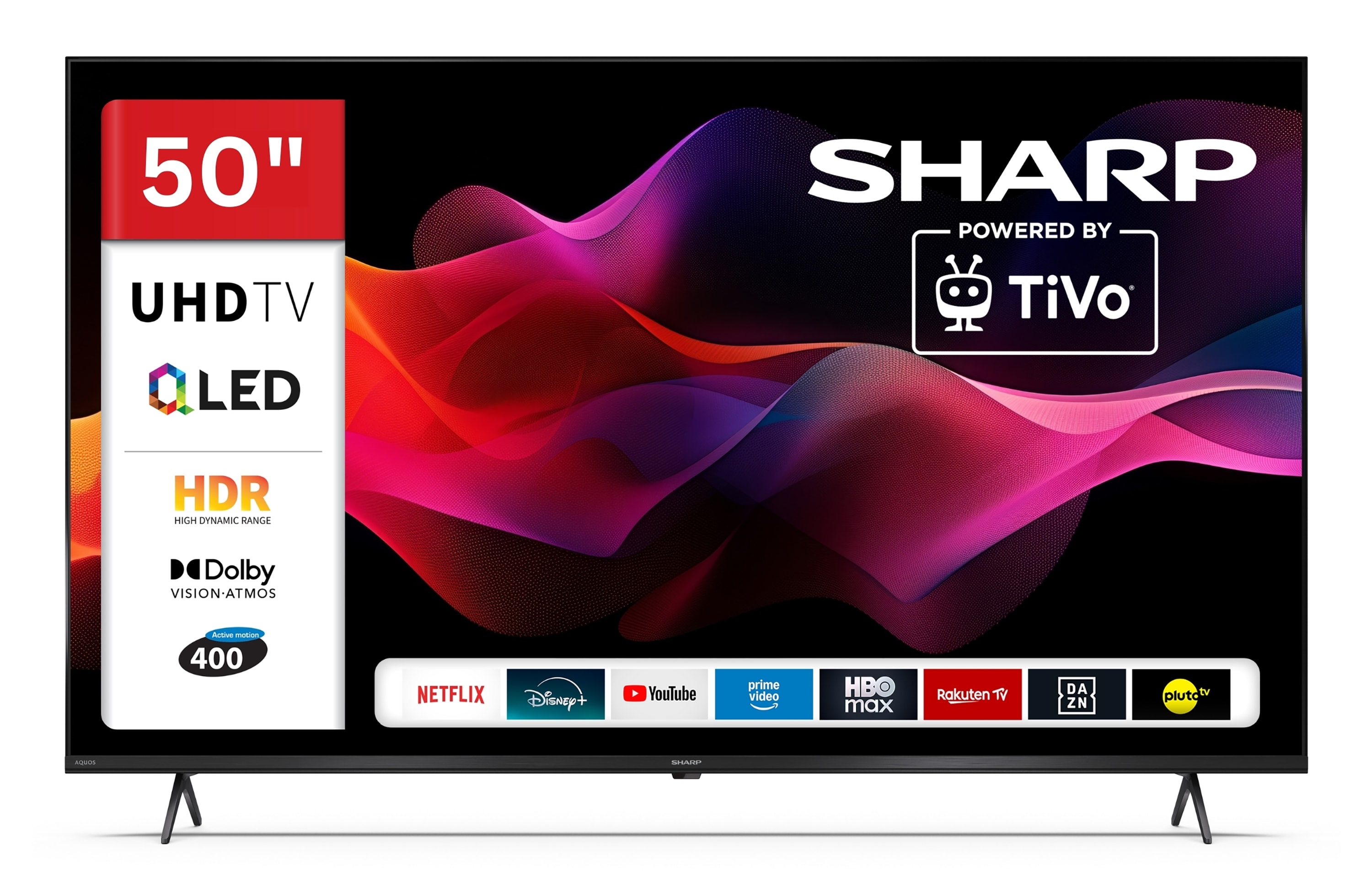 Sharp 50HM5745E QLED Fernseher 50 Zoll Smart TV by TiVo 4K UHD Fernseher mit HDR Dolby Vision (2026) - Bild 1