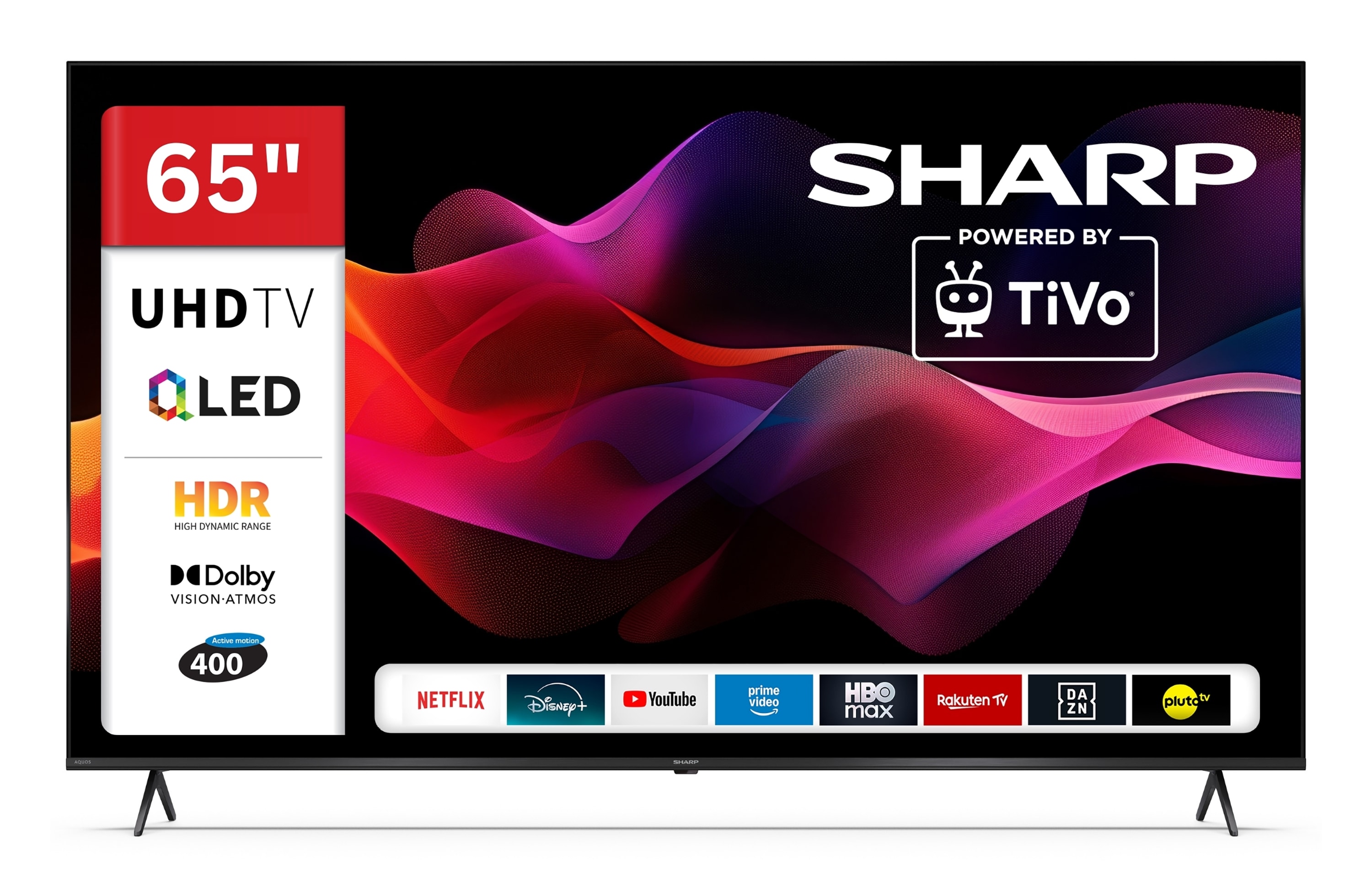 Sharp 65HM5745E QLED Fernseher 65 Zoll Smart TV by TiVo 4K UHD Fernseher mit HDR Dolby Vision (2026) - Bild 1