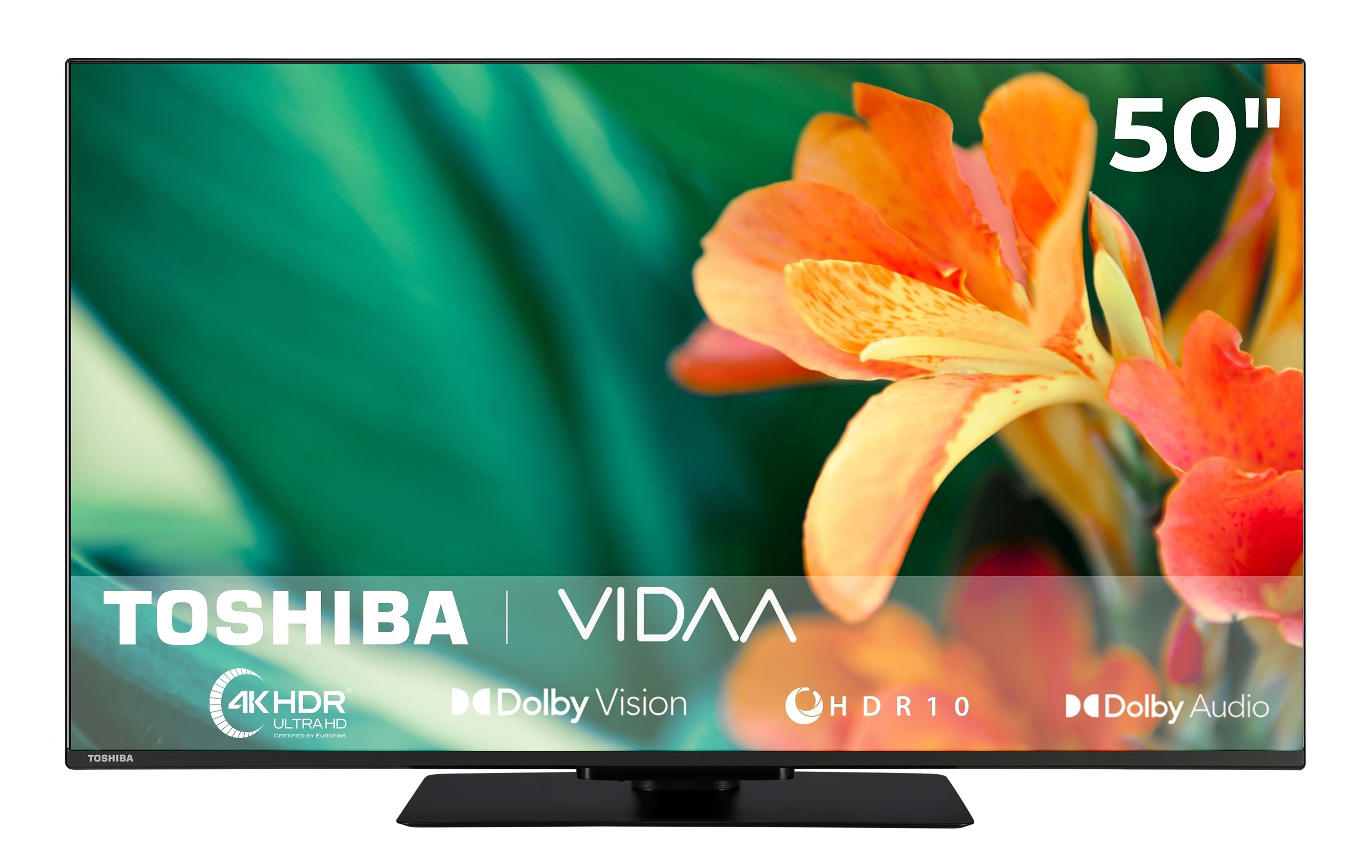 Toshiba 50UV3463DA Fernseher 50 Zoll Smart TV VIDAA 4K UHD HDR Dolby Vision, Triple-Tuner (2026) - Bild 1
