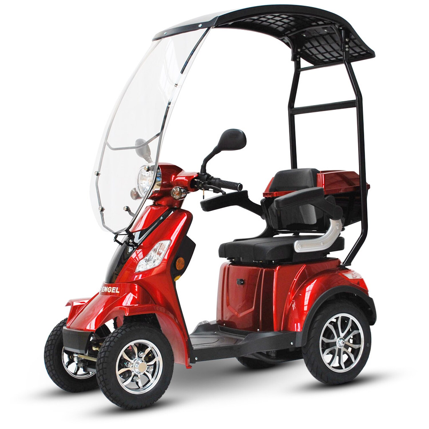 ECO ENGEL 510 Rot mit Dach 20 Ah Li-Io Akku Herausnehmbar, Elektromobil