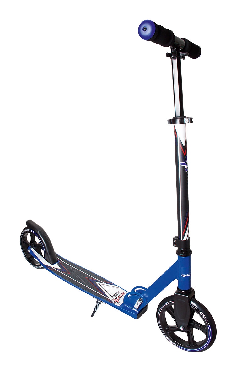 muuwmi Aluminium Scooter &ndash; Tretroller, 205 mm, ABEC 7, f&uuml;r Kinder und Erwachsene, GS-gepr&uuml;ft, h&ouml;henverstellbar, blau - Bild 1