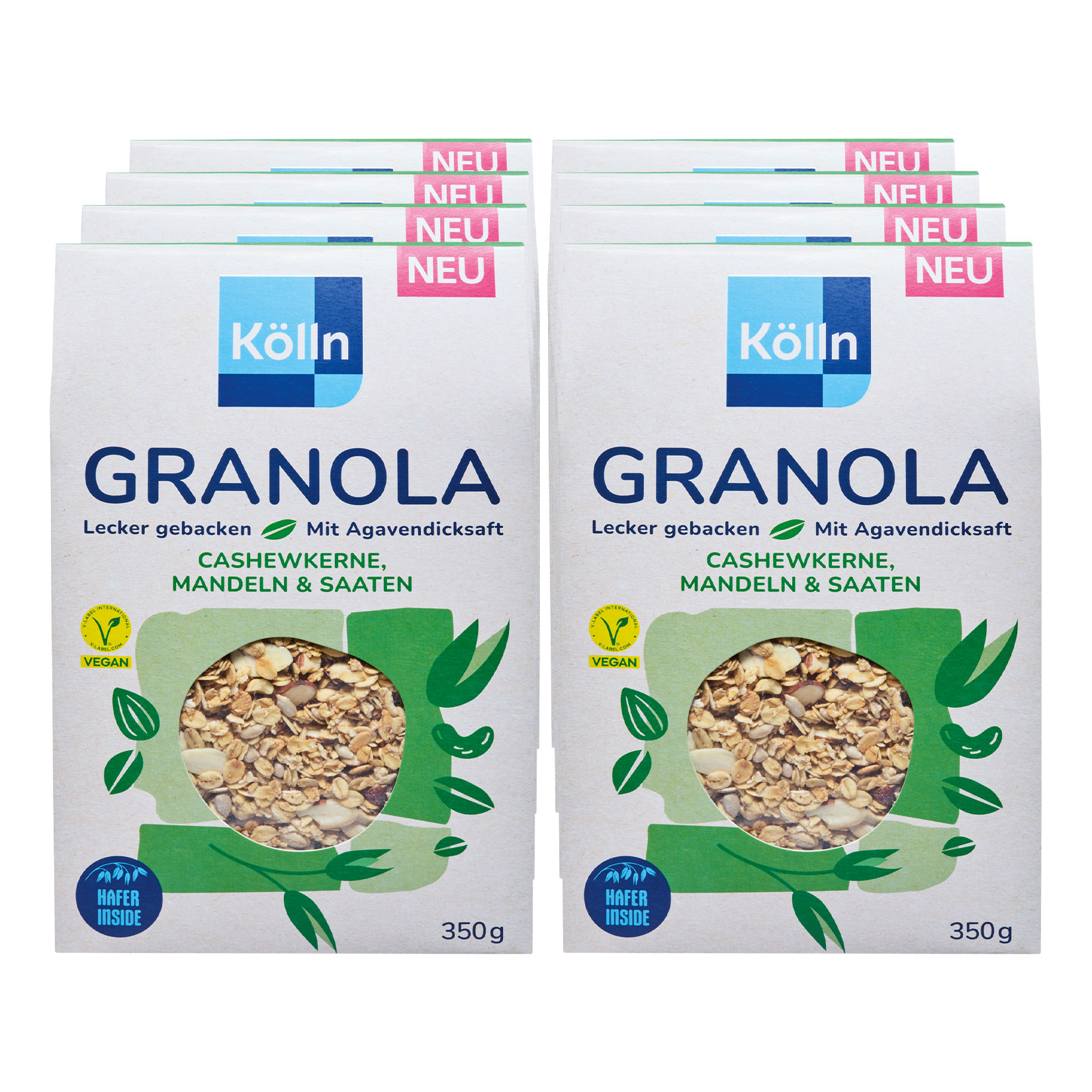Koelln Granola Cashew 350 g, 8er Pack - Bild 1