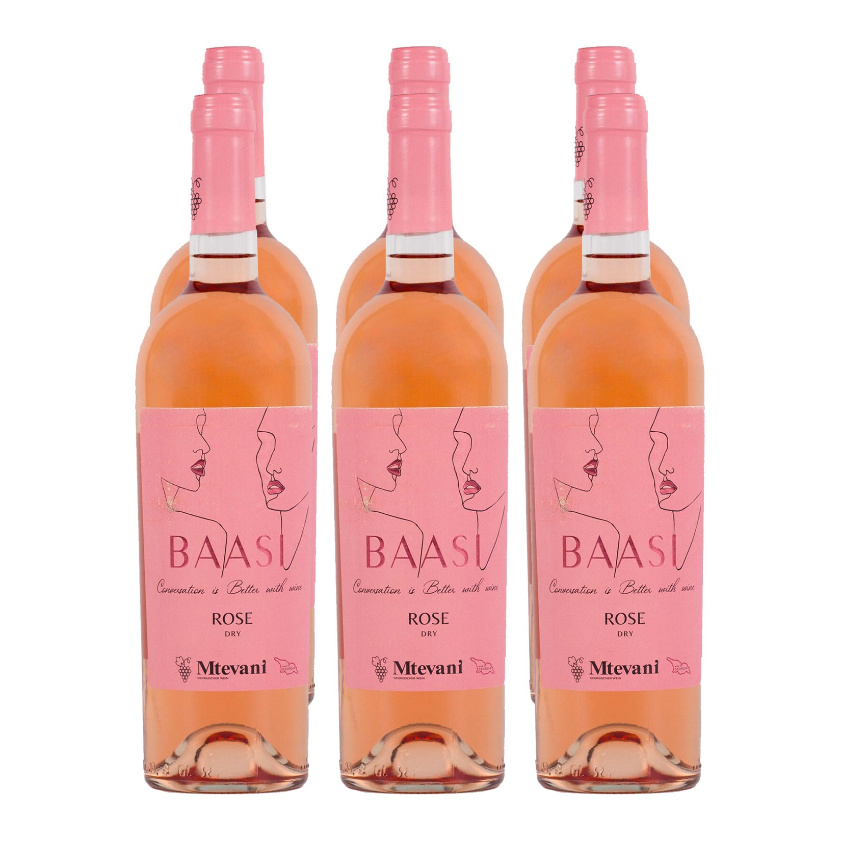 Mtevani BAASI Ros&eacute; 12,5 % vol 0,75 Liter - Bild 1