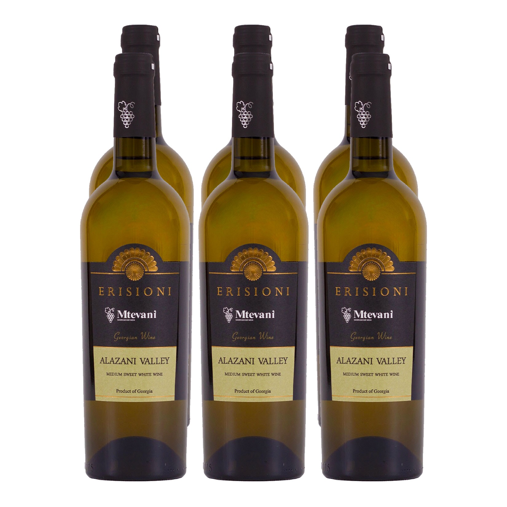 Mtevani ERISIONI Alazani Valley Wei&szlig;wein 12,0 % vol 0,75 Liter - Bild 1