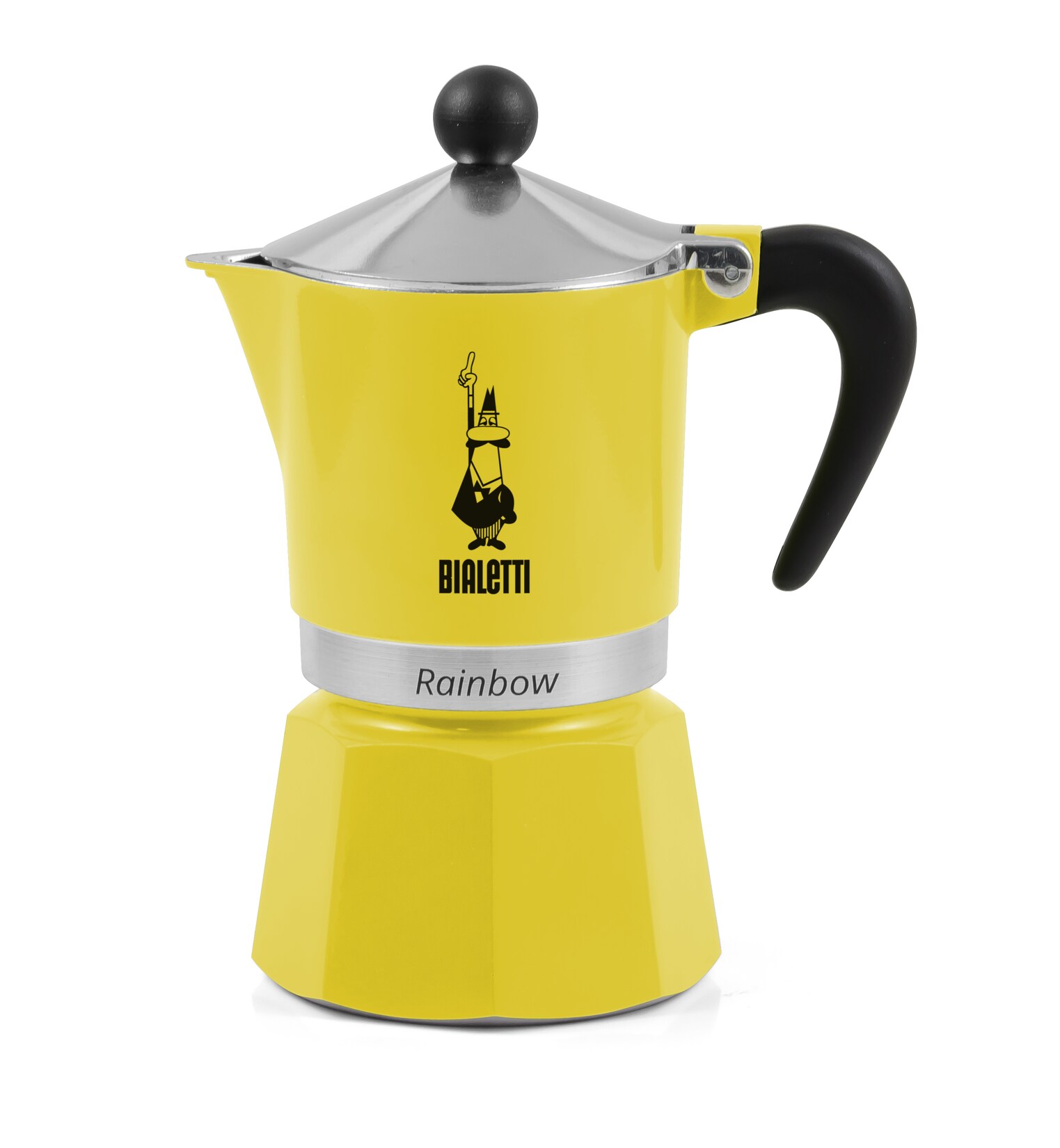 Espressokocher Rainbow 6 Tassen gelb