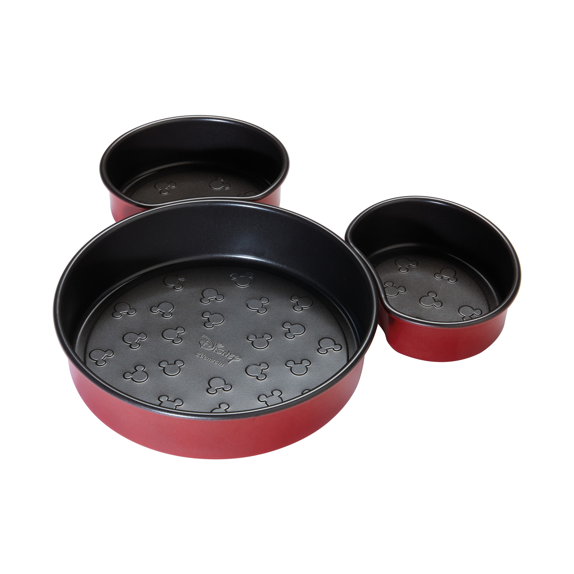 Disney Bake with Mickey 3-tlg. Mickey-f&ouml;rmiges Backformen-Set rund 21cm - Bild 1