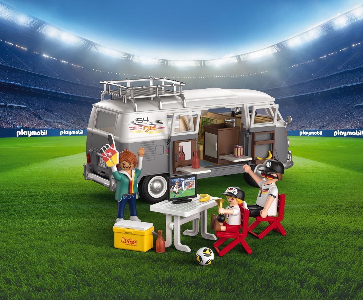 VW Fan Bulli Playmobil - Bild 1