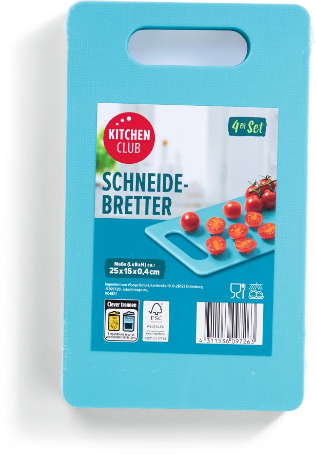 Kitchen Club Schneidbretter petrol - Bild 1