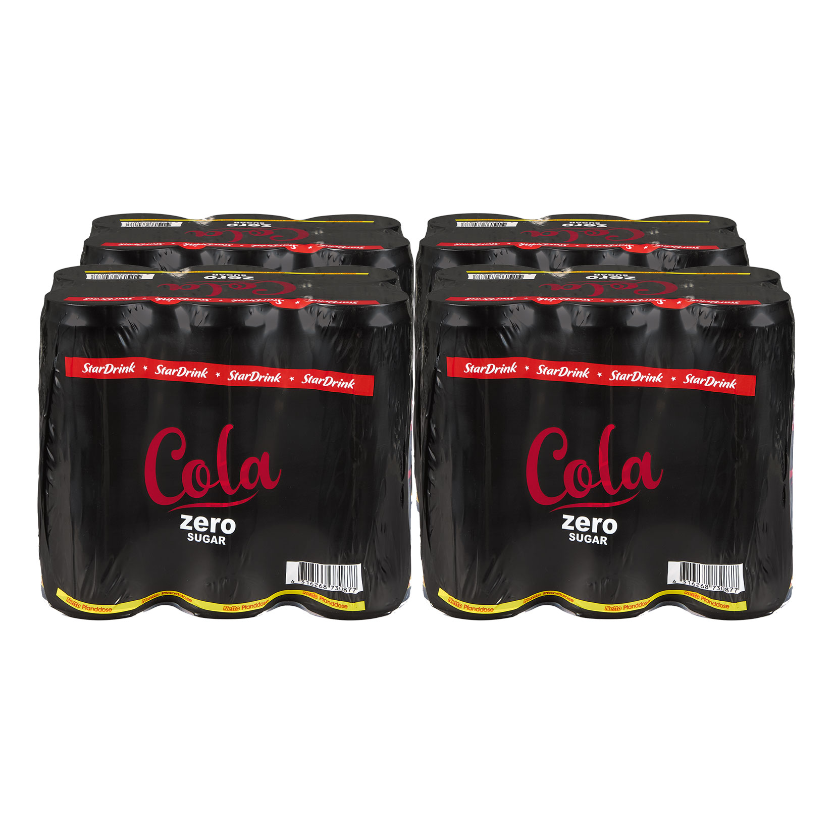 Star Drink Cola Zero Sugar 6 x 0,33 Liter, 4er Pack - Bild 1
