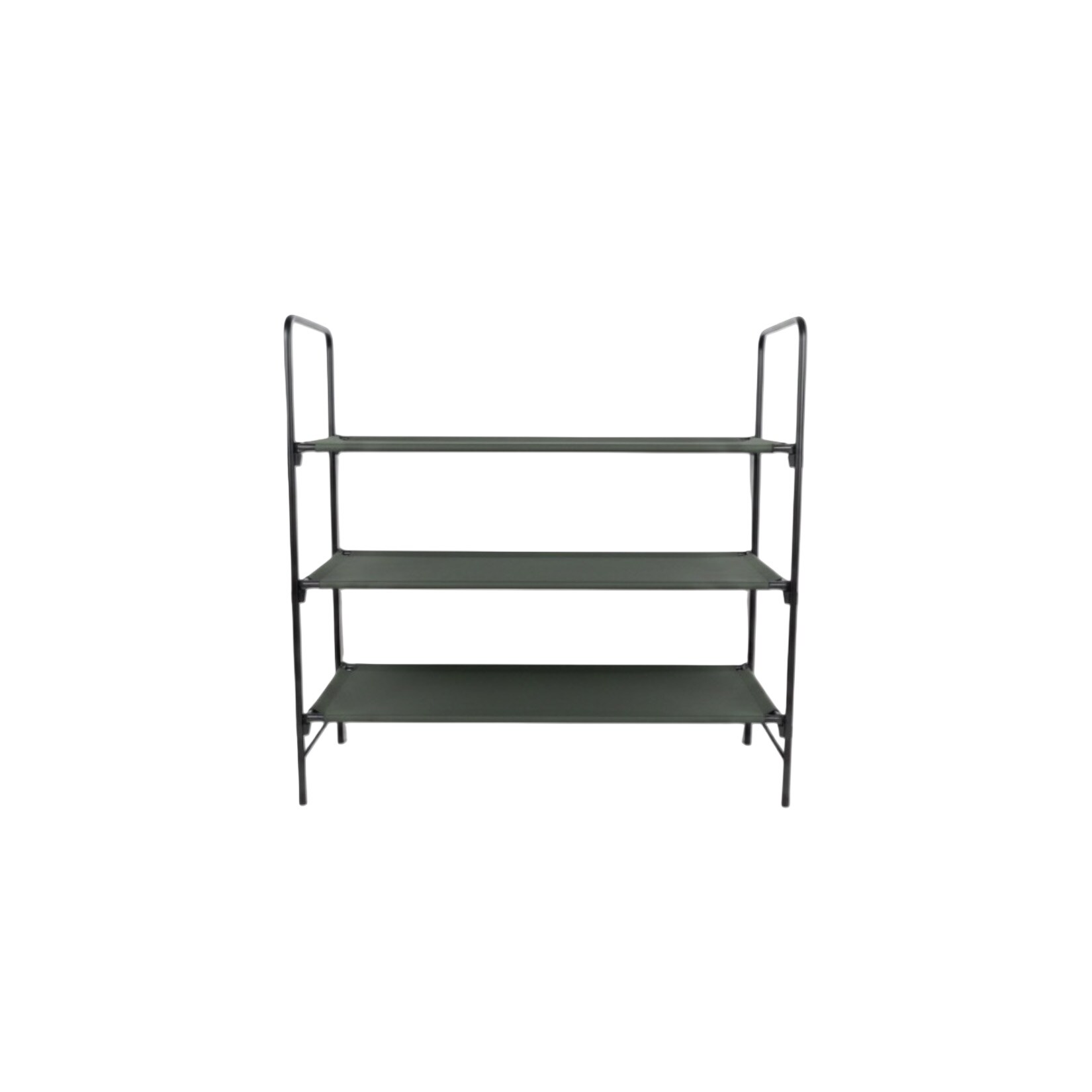 BSSD Defence 3-Etagenbett für 3 Personen, Schwarz-Dunkelgrün