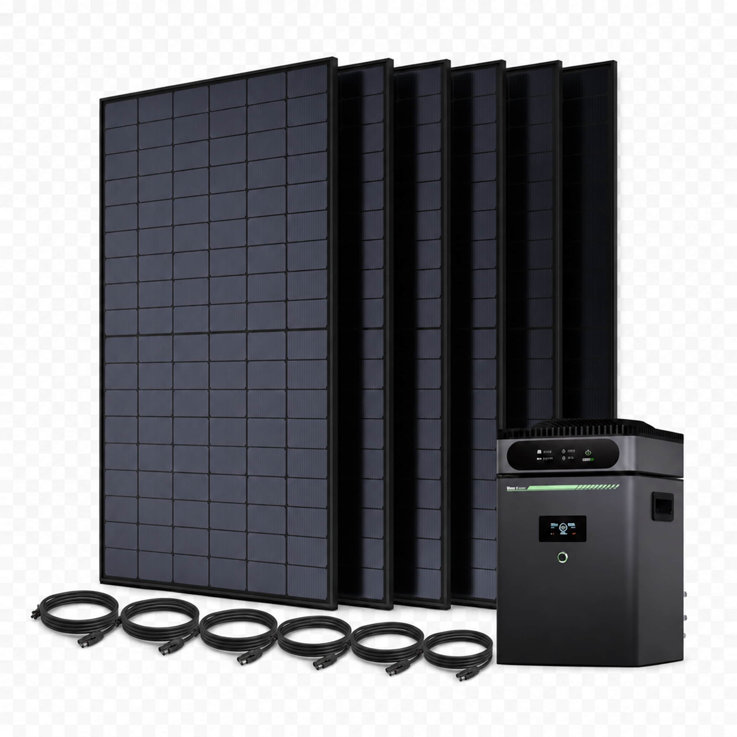 XXL Balkonkraftwerk Maxxicharge V2 3000Wp | 5 kWh | ohne Montagesystem - Bild 1