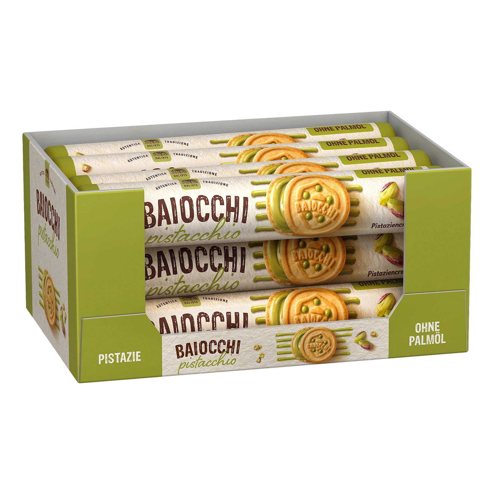 Baiocchi Pistacchio 168g, 12er Pack - Bild 1