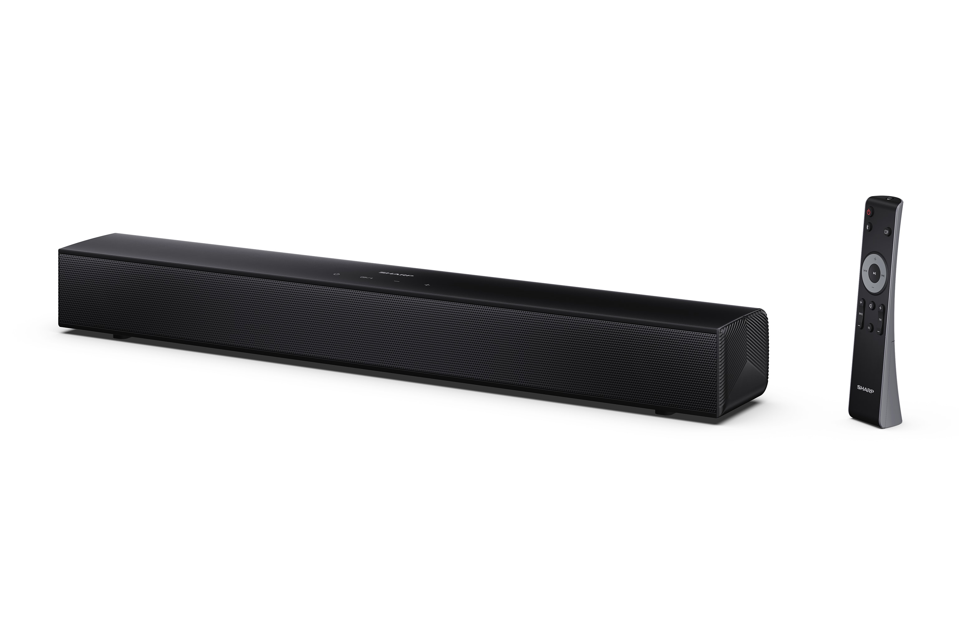 Sharp HT-SB100 2.0 TV Soundbar mit Bluetooth und 120 Watt, Roku kompatibel, 55 cm, schwarz - Bild 1