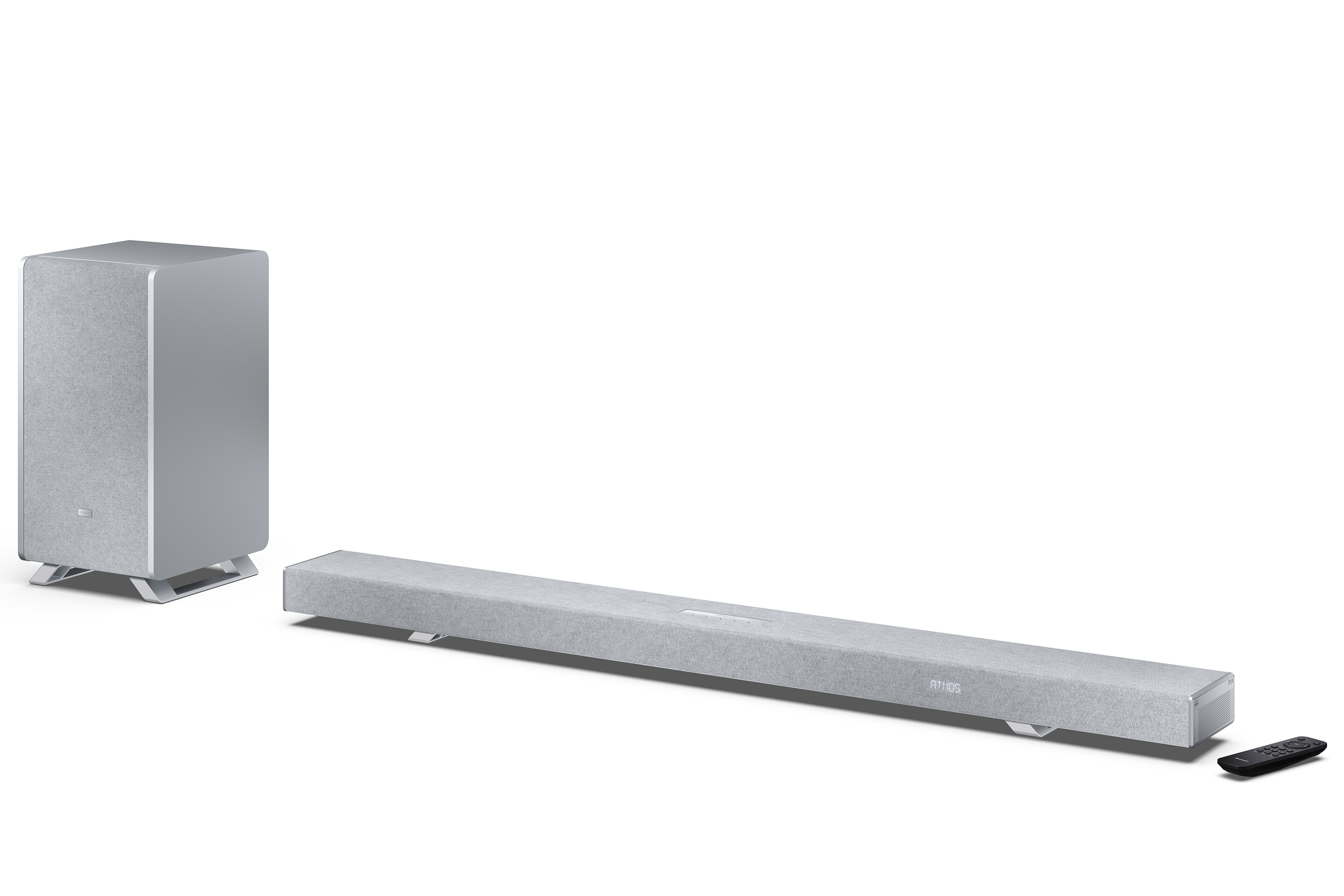 Sharp HT-SBW55121 Dolby Atmos Soundbar 5.1.2 kabelloser Subwoofer 650W Bluetooth, silber - Bild 1